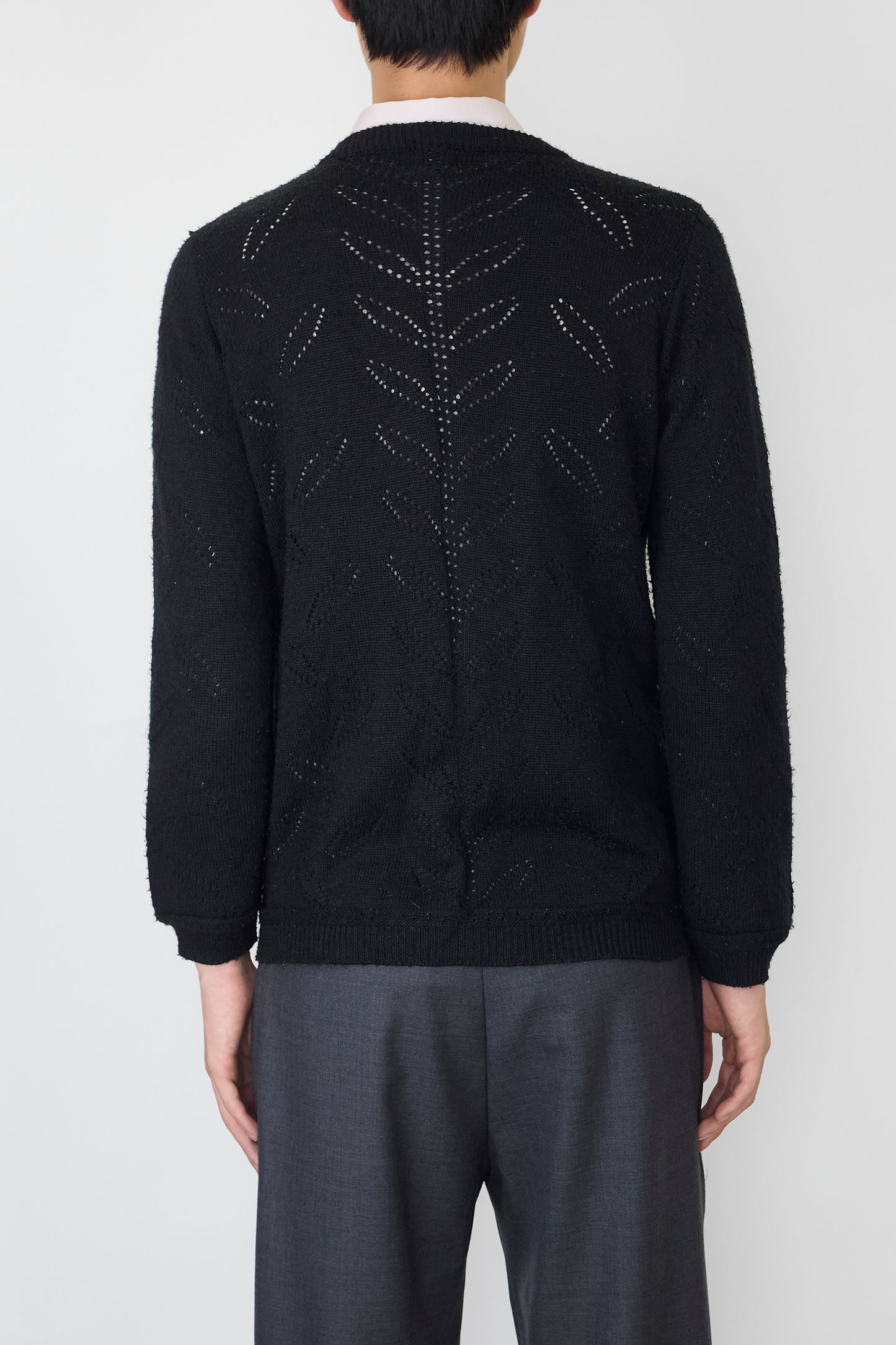 VINTAGE DESIGNED BLACK SHORT KNIT