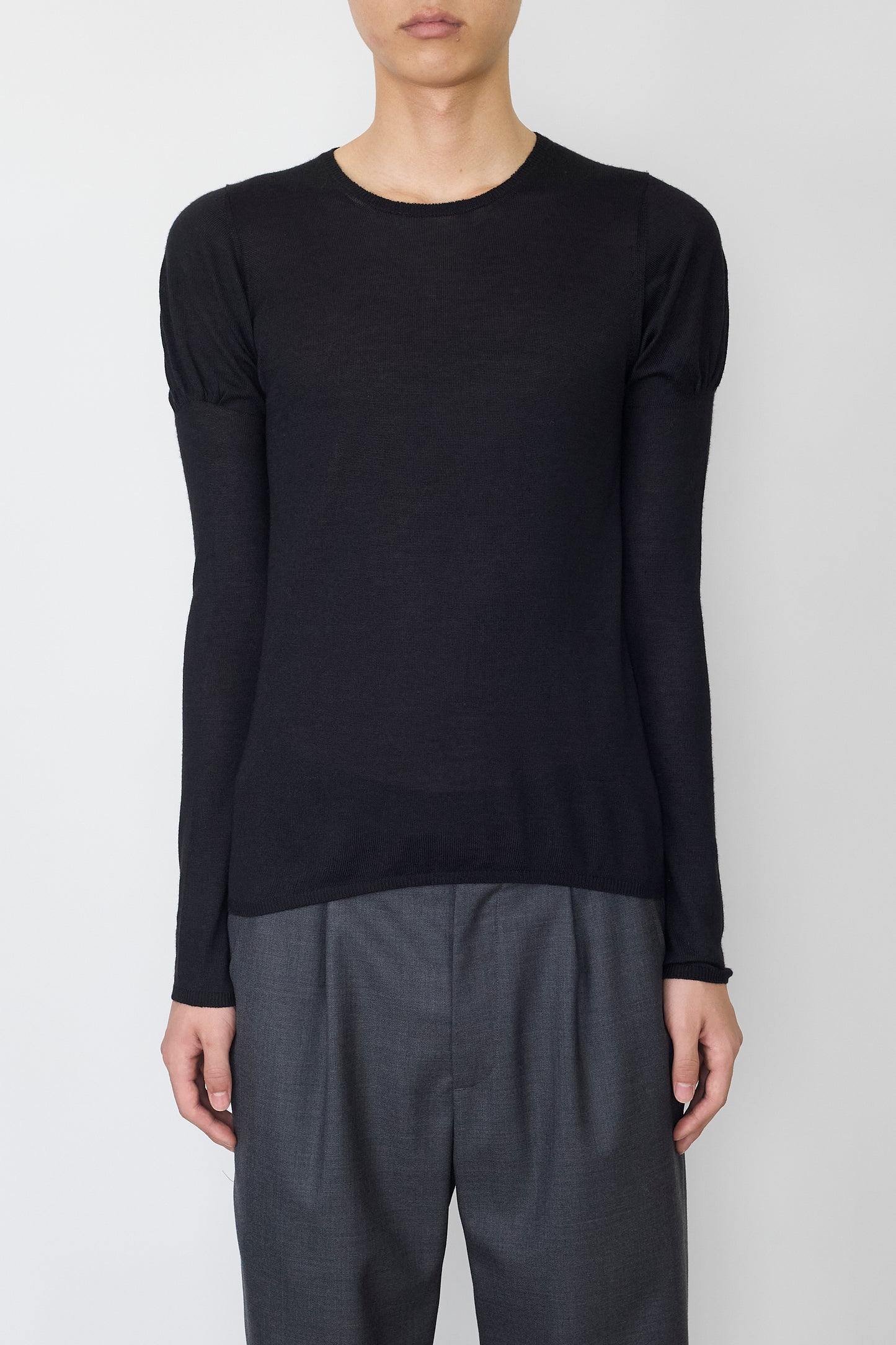 PRADA BLACK CASHMERE SILK KNIT MADE IN ITALY