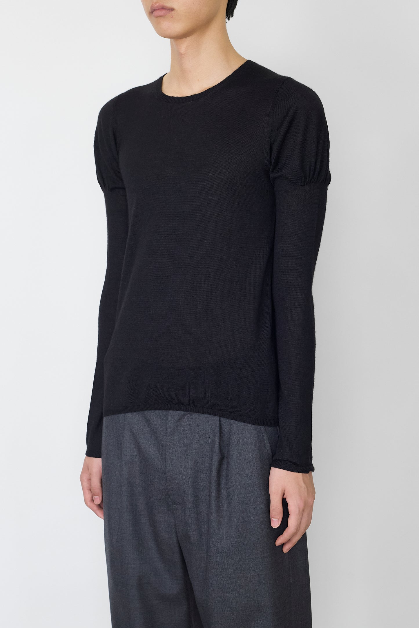 PRADA BLACK CASHMERE SILK KNIT MADE IN ITALY