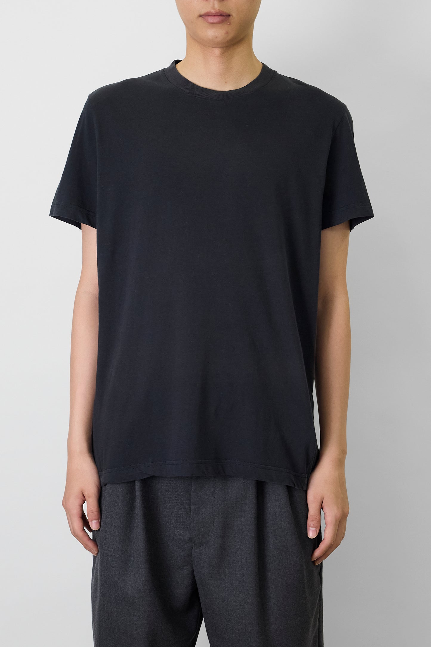 PRADA BLACK HALF SLEEVE TEE SHIRT