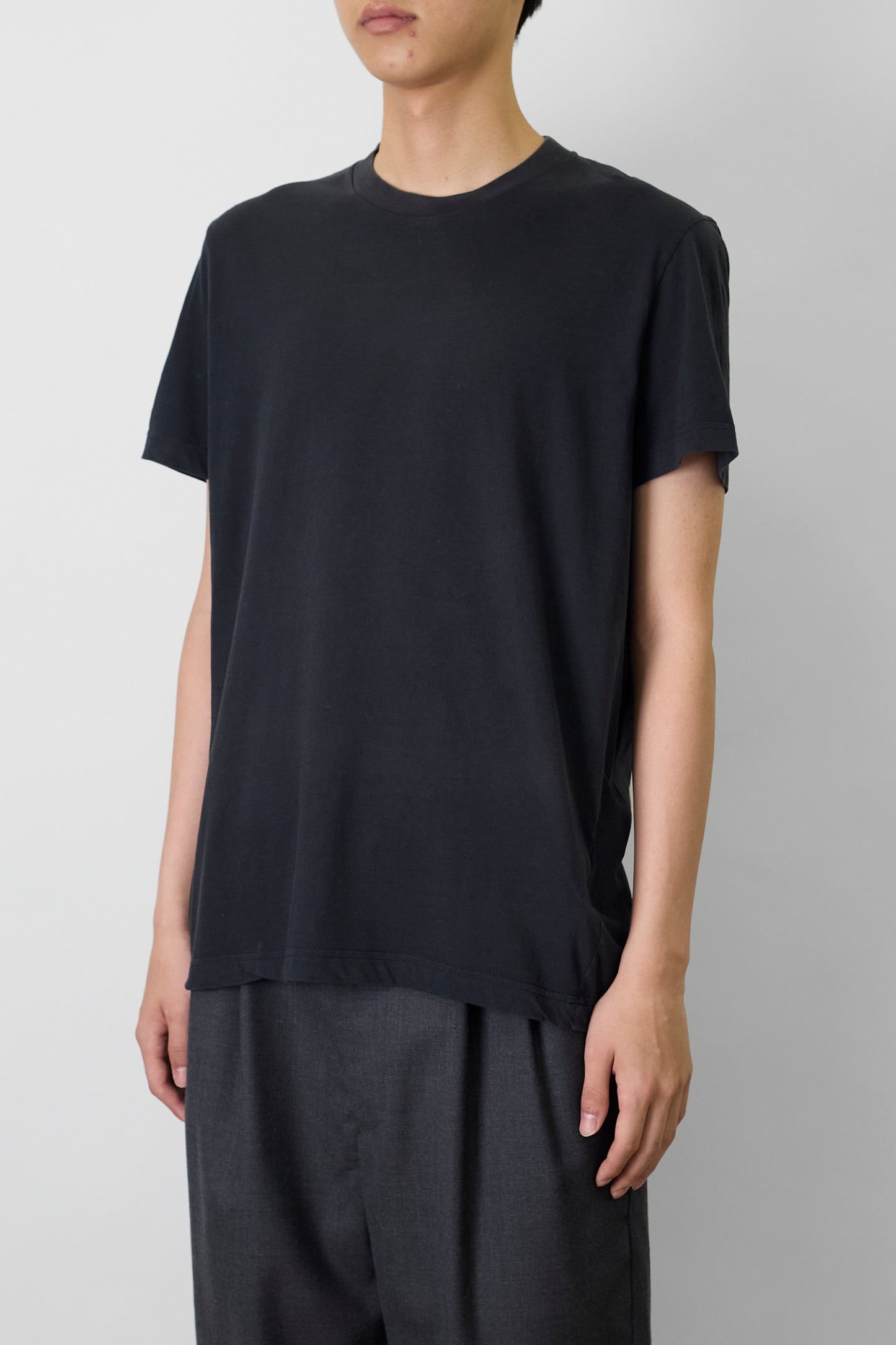 PRADA BLACK HALF SLEEVE TEE SHIRT