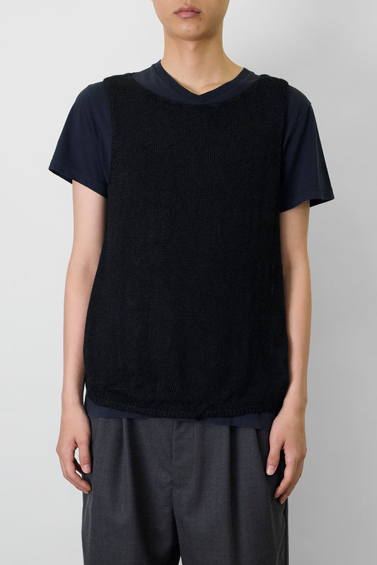 VINTAGE BLACK KNIT TANK TOP