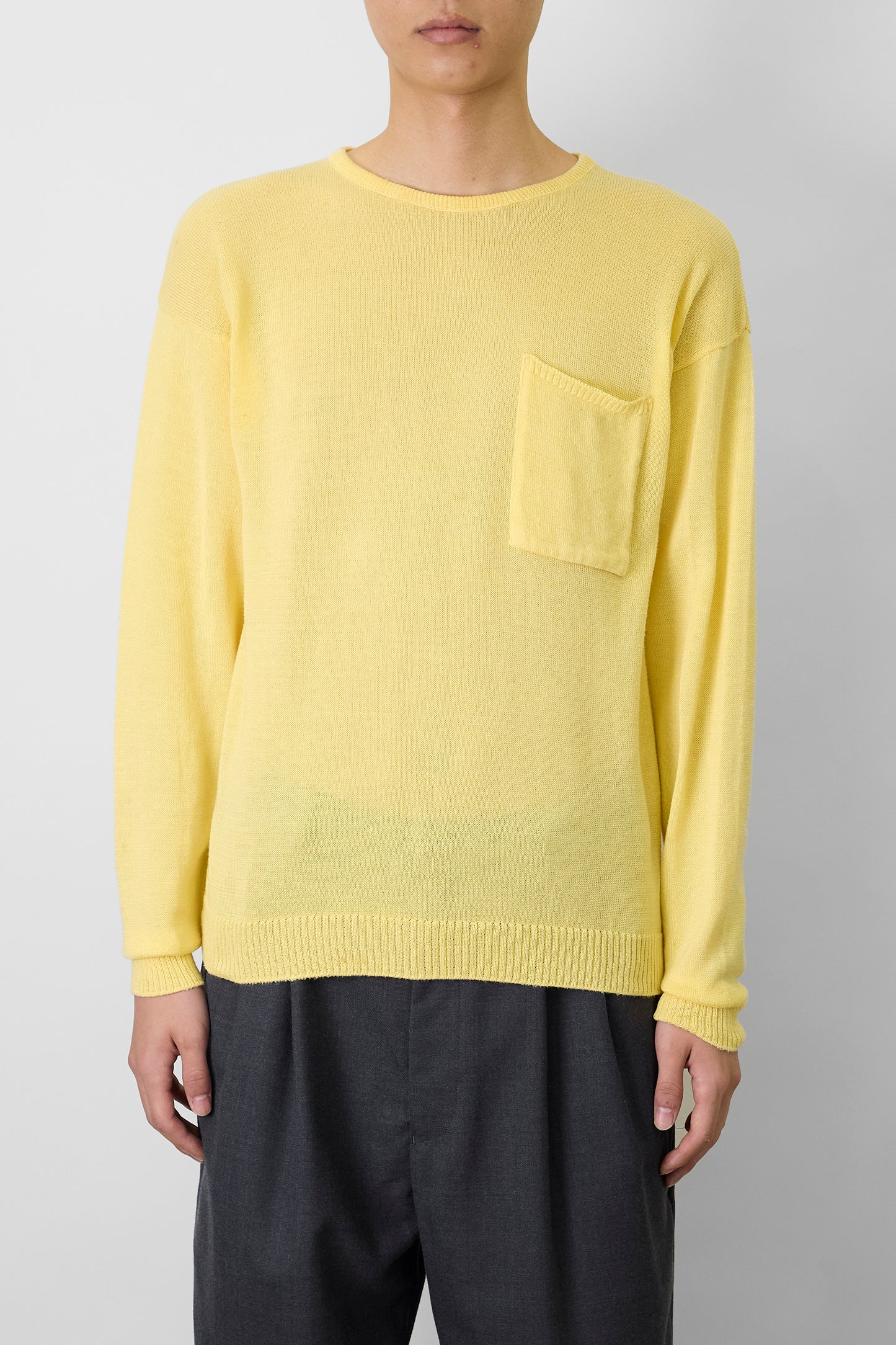 PENDLETON YELLOW COTTON KNIT MADE IN USA