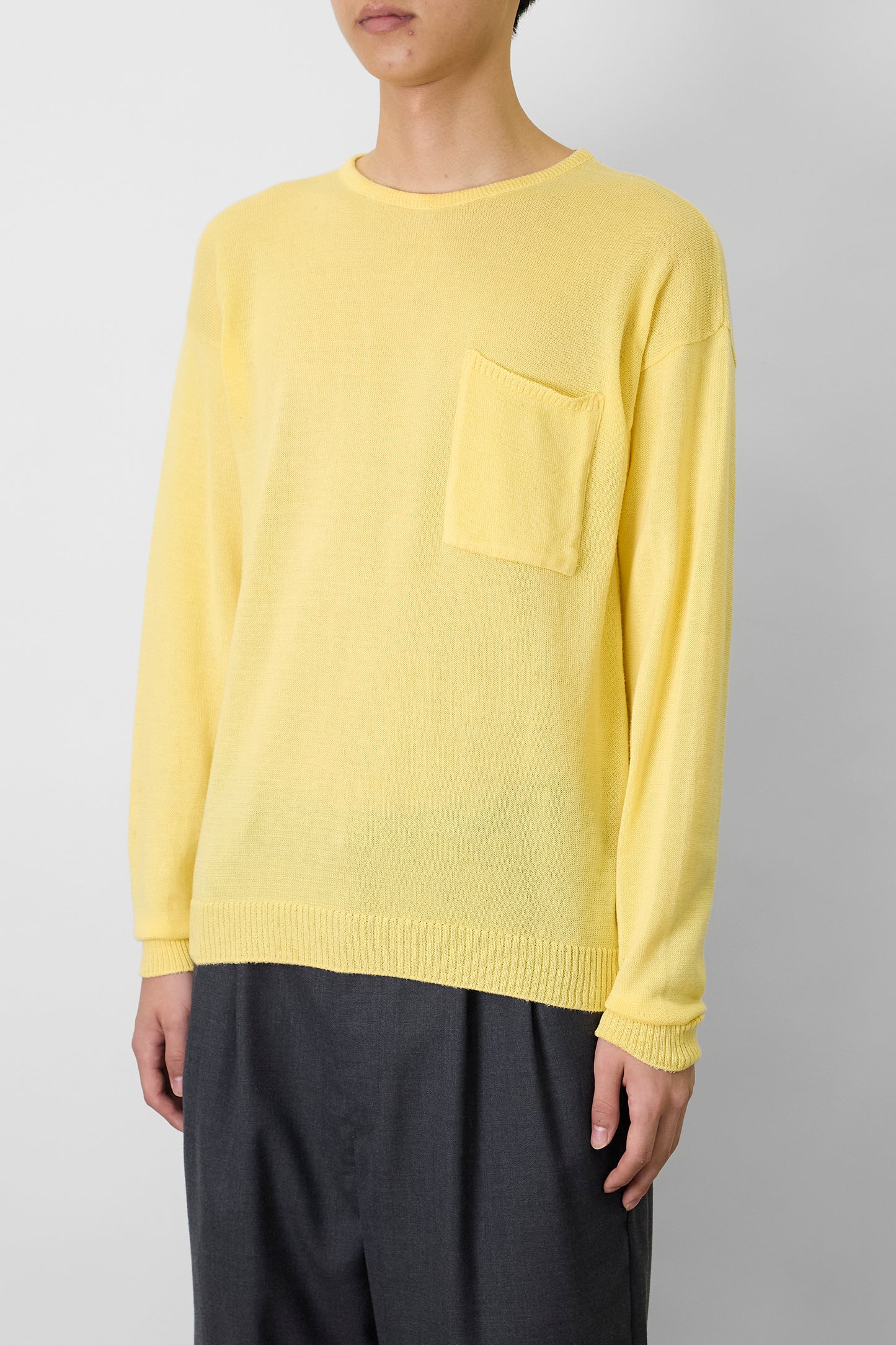 PENDLETON YELLOW COTTON KNIT MADE IN USA