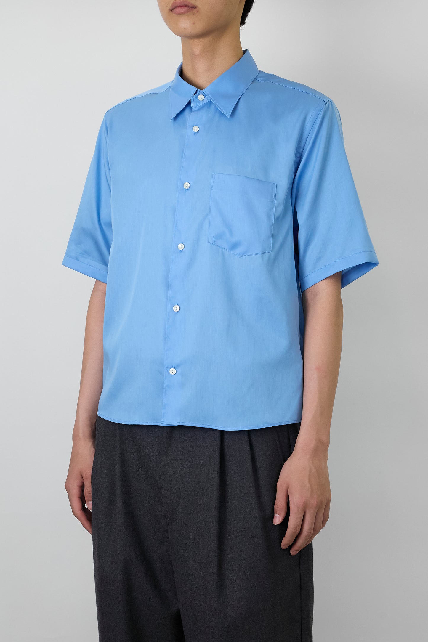 NTRUL QUIET HALF SLEEVE SHIRT BLUE