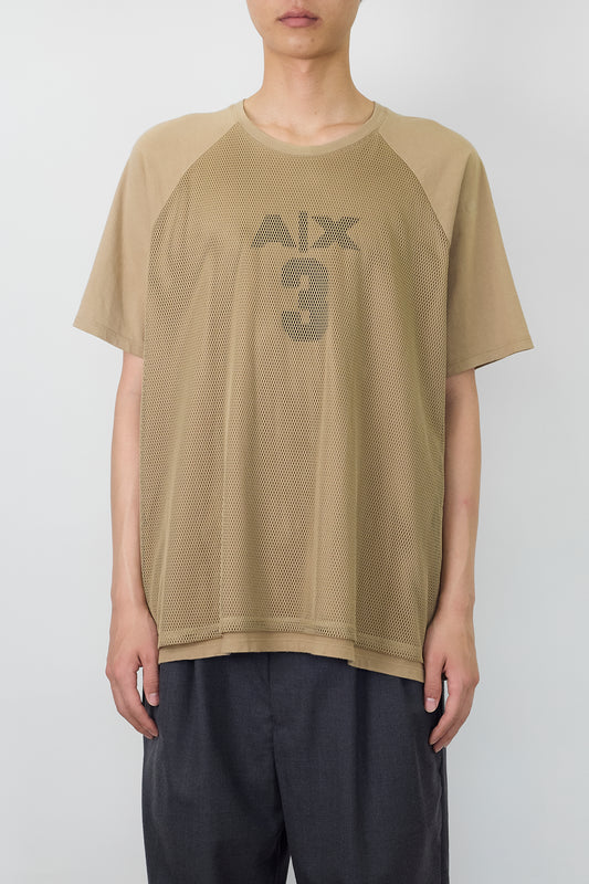 ARMANI EXCHANGE DESIGNED KHAKI HALF SLEEVE TEE SHIRT