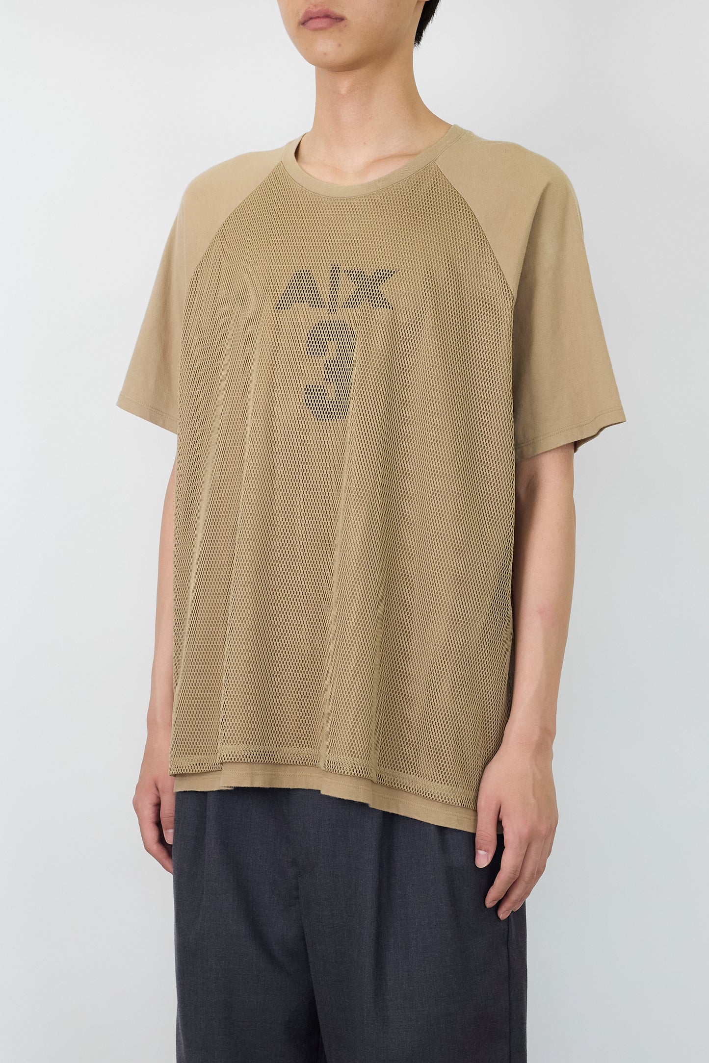 ARMANI EXCHANGE DESIGNED KHAKI HALF SLEEVE TEE SHIRT