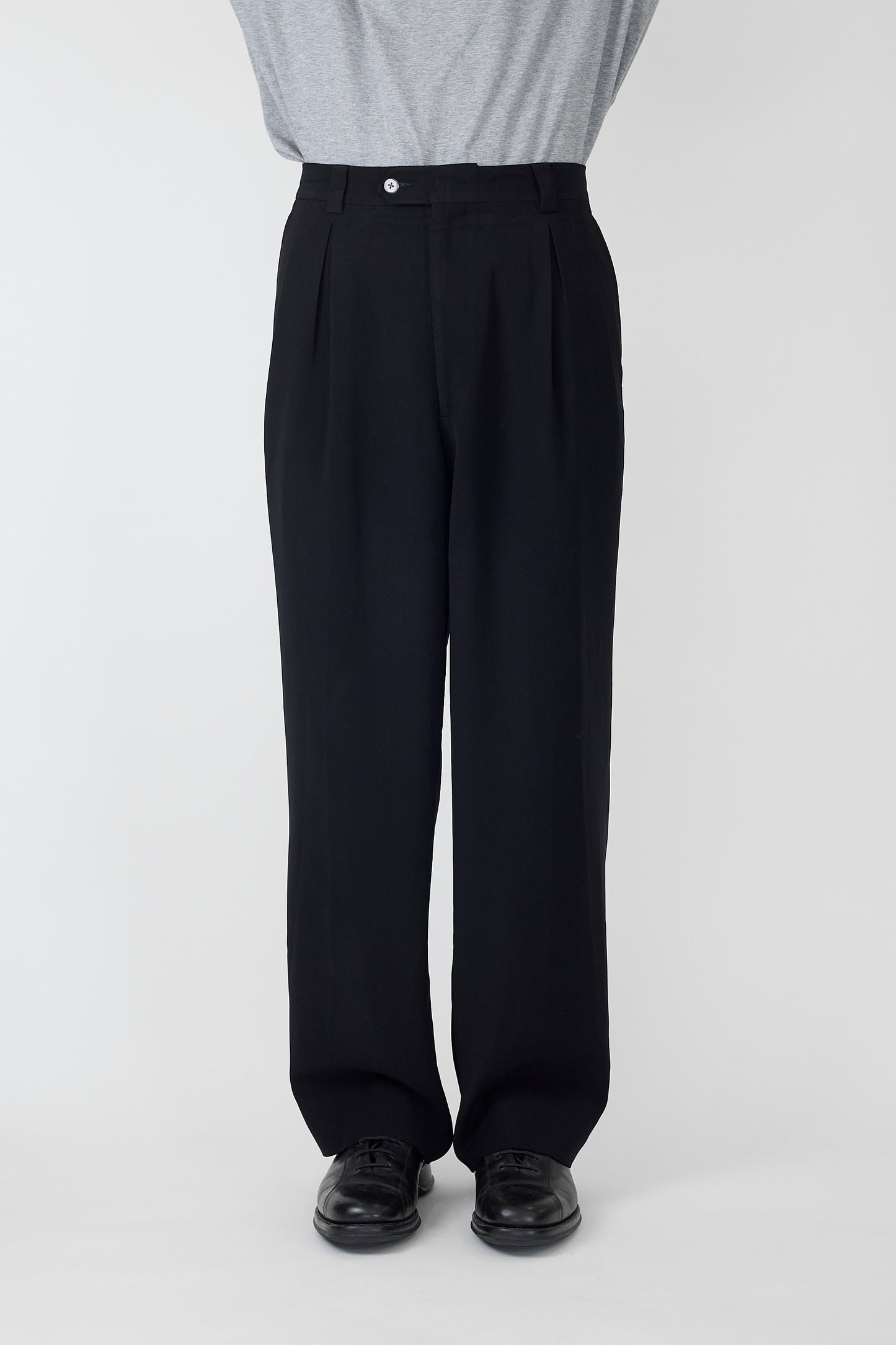 VINTAGE BLACK WIDE PANTS