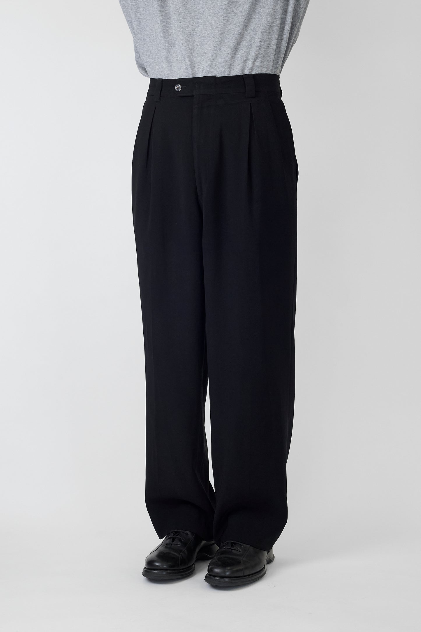 VINTAGE BLACK WIDE PANTS