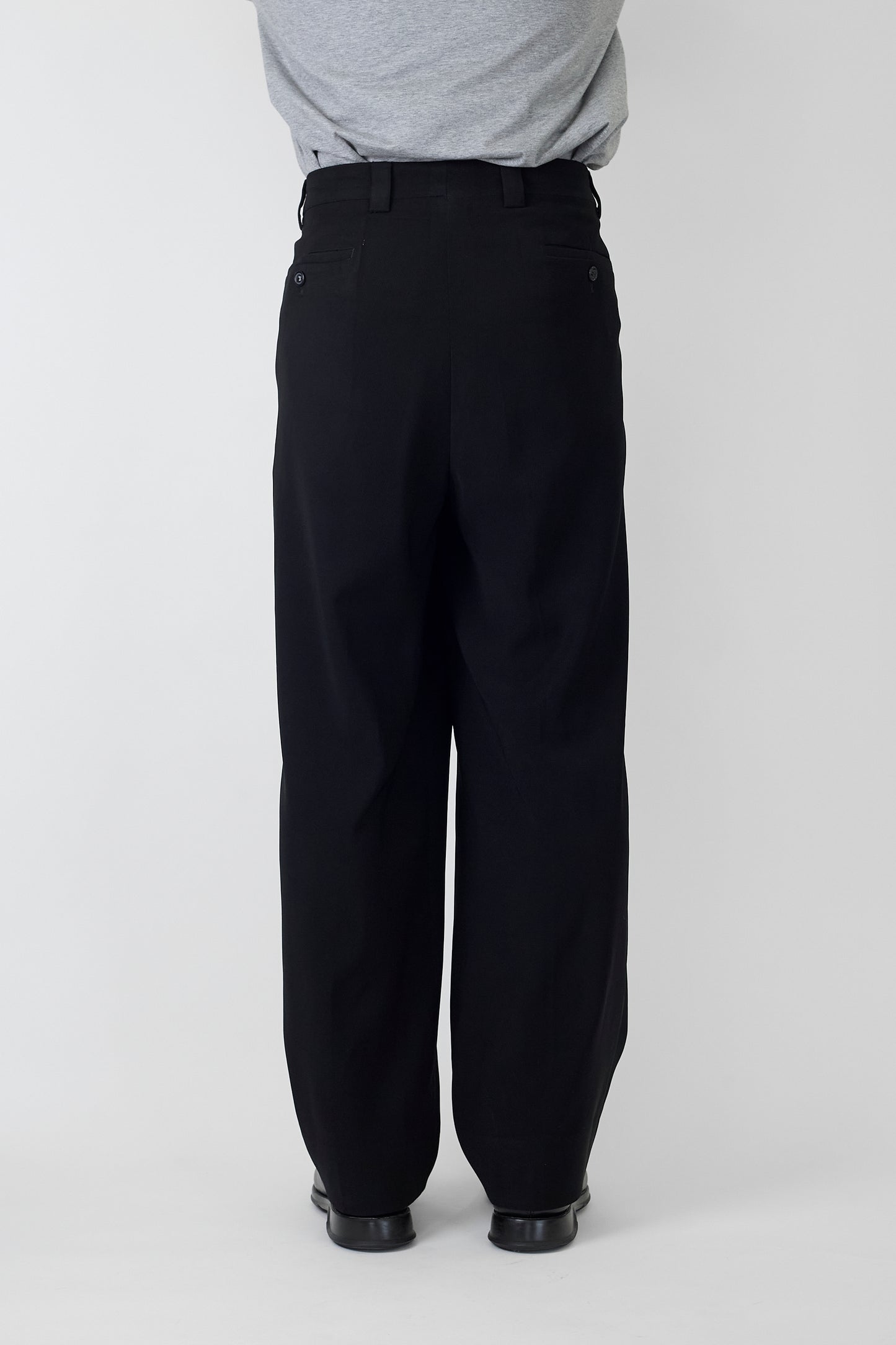 VINTAGE BLACK WIDE PANTS