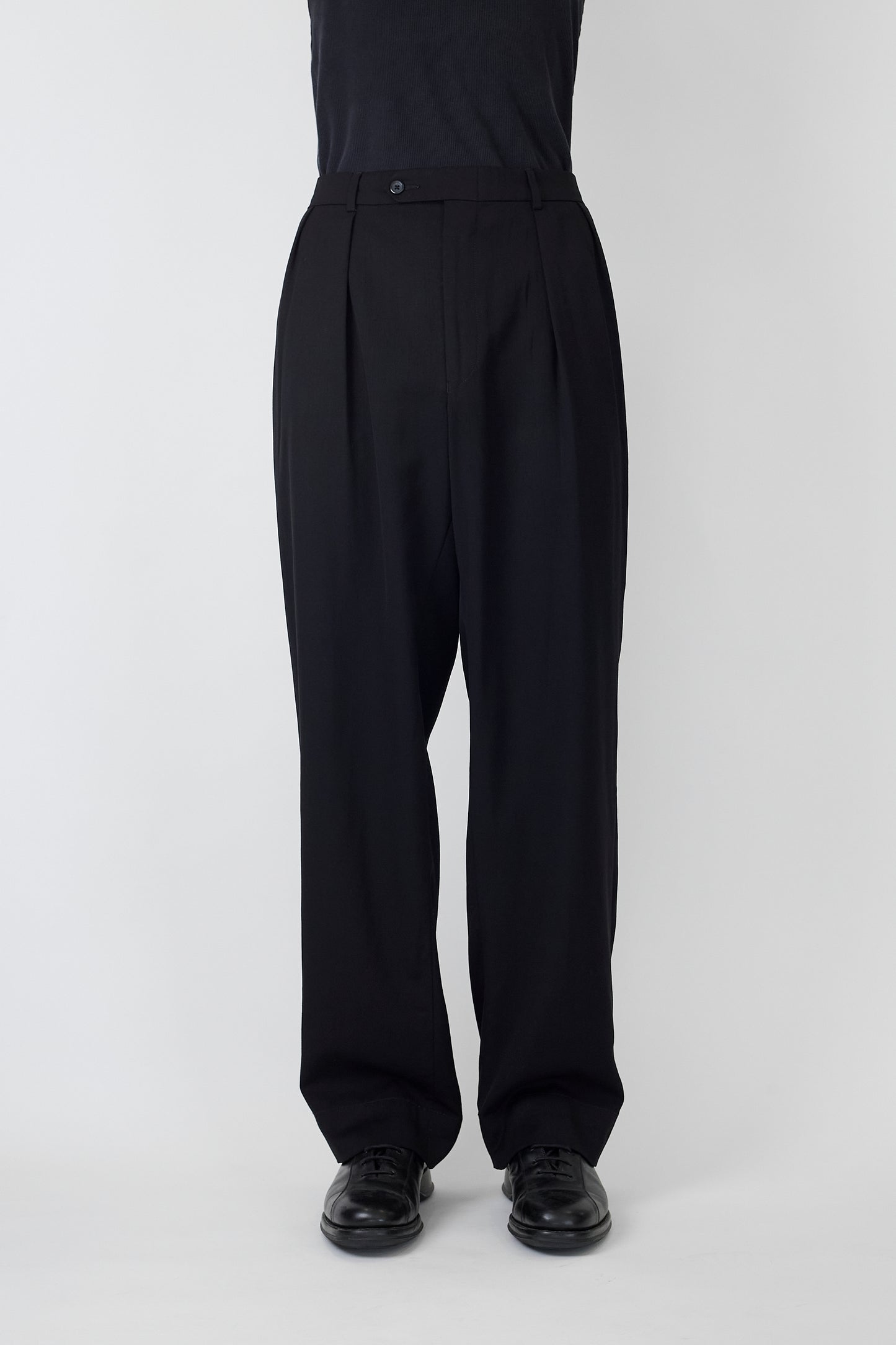 HAROLD POWELL BLACK WIDE PANTS