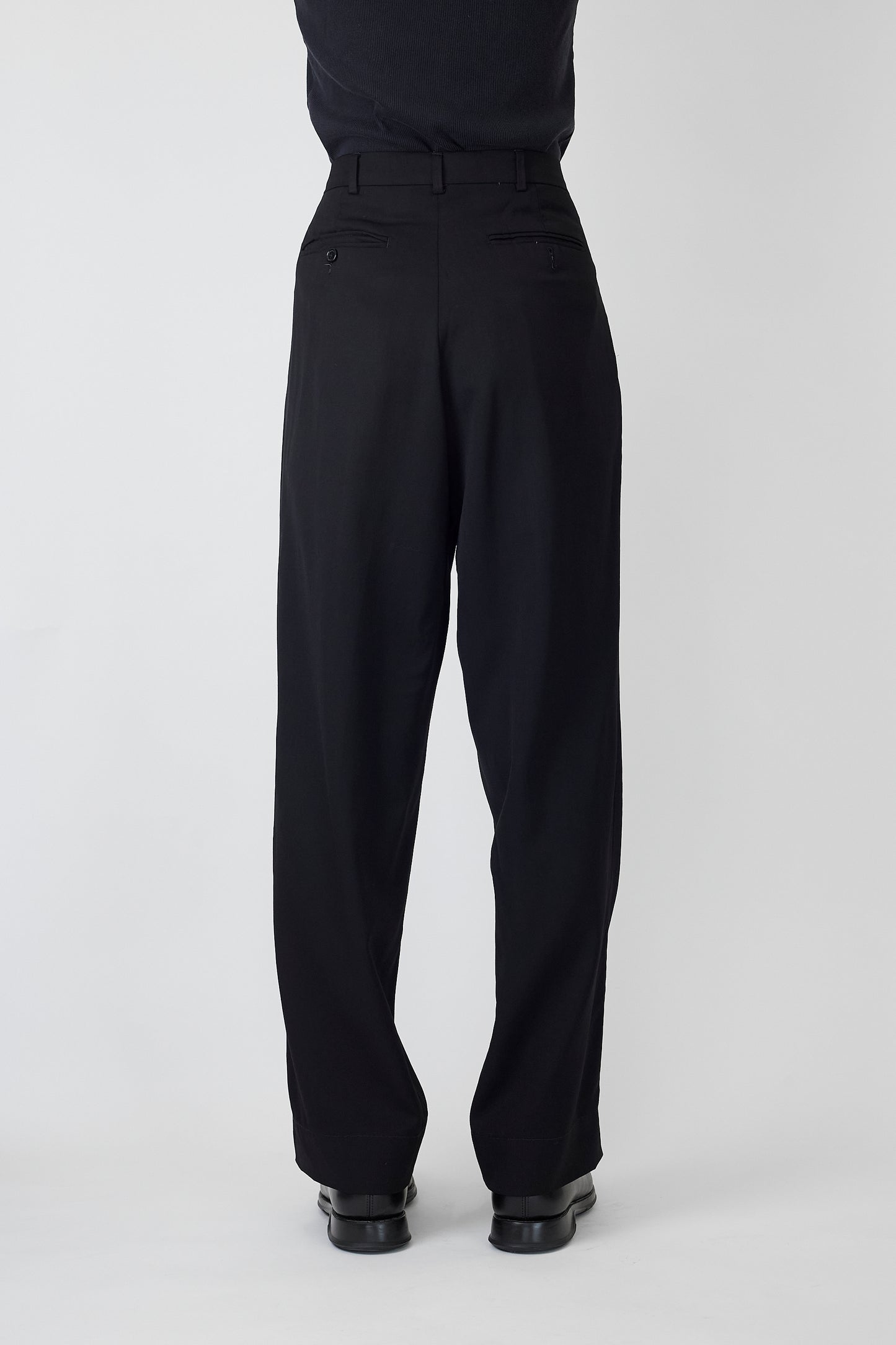 HAROLD POWELL BLACK WIDE PANTS