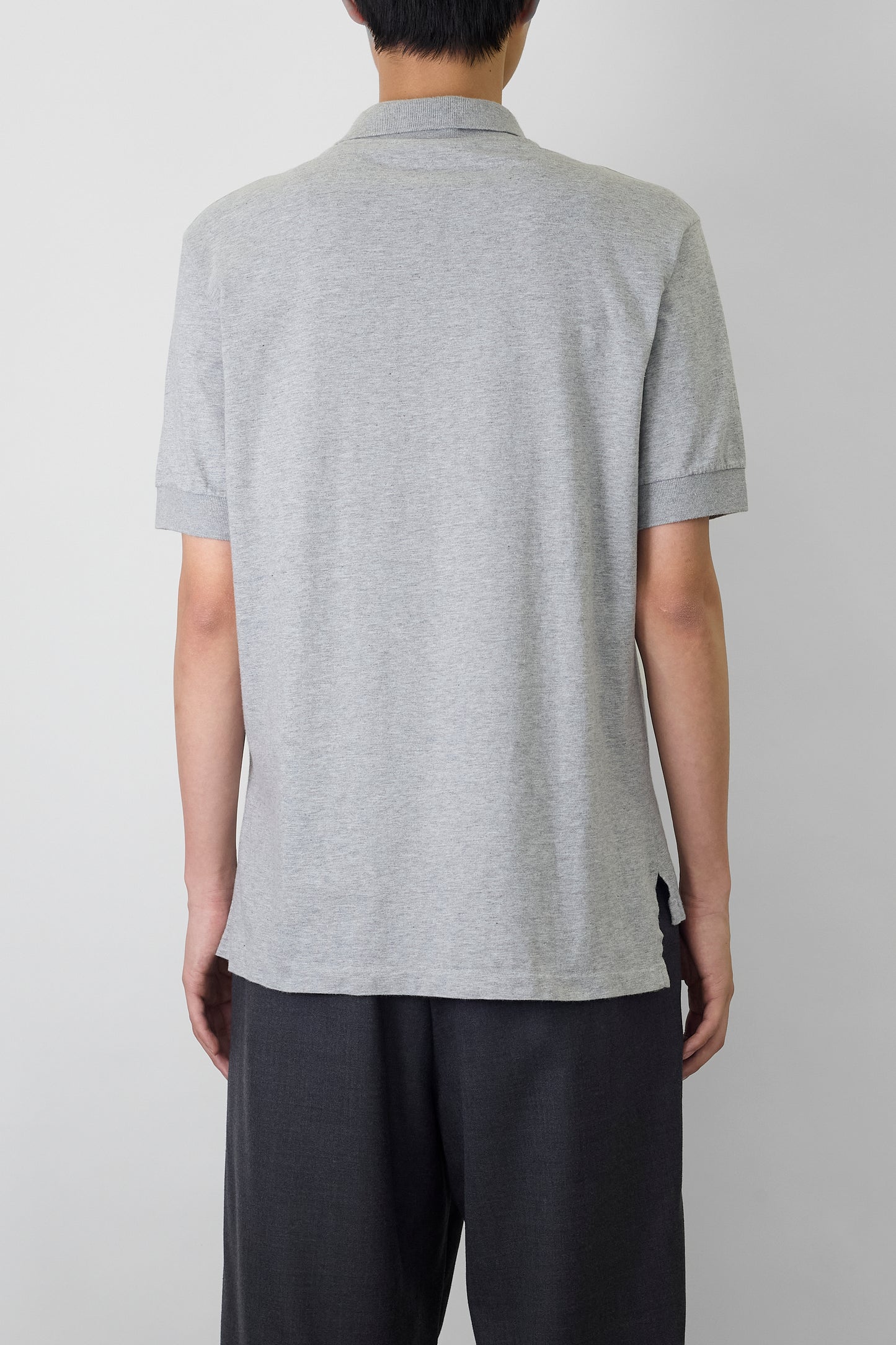 AGNES B. HOMME GRAY POLO SHIRT MADE IN FRANCE