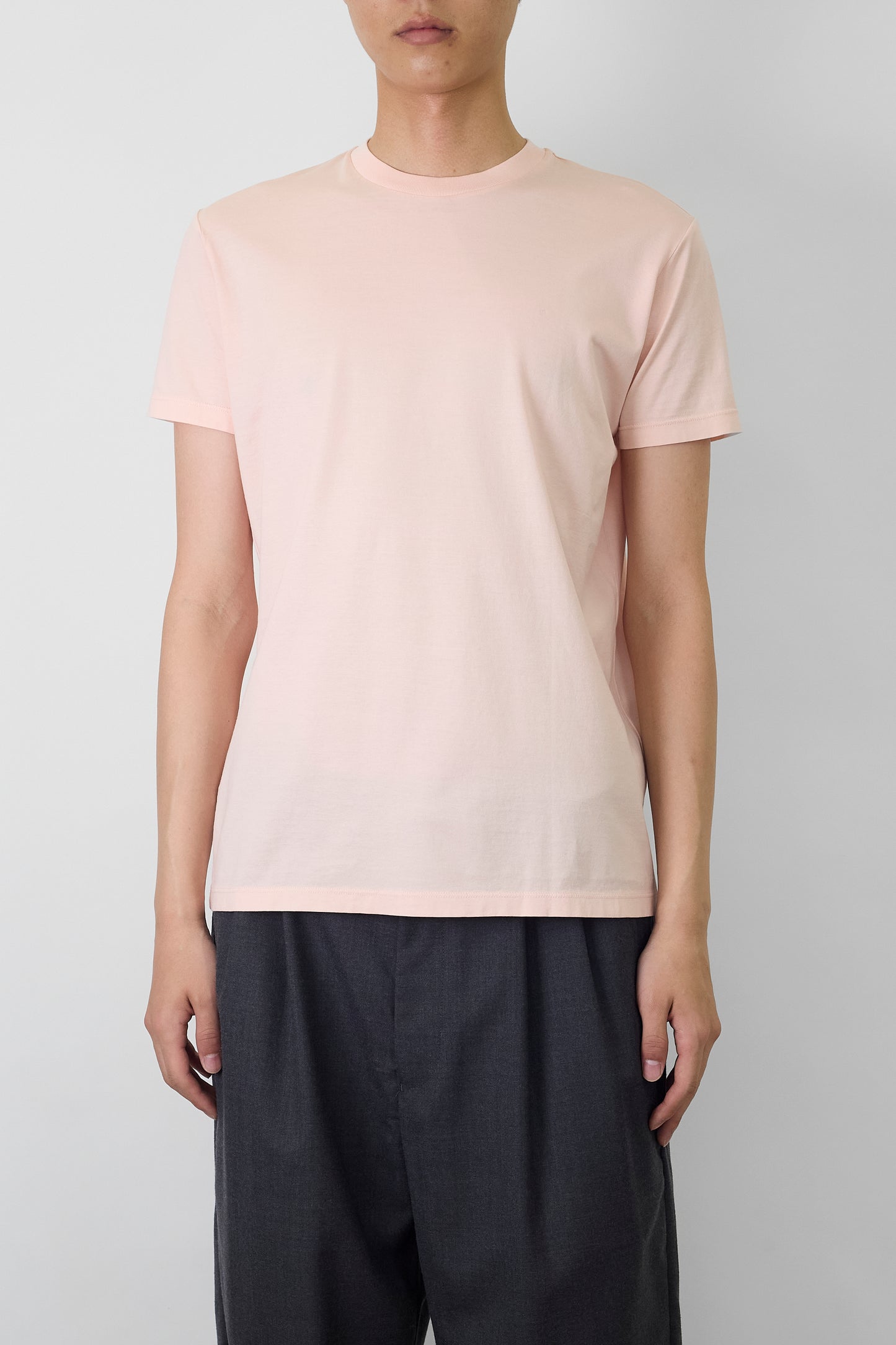 PRADA PINK HALF SLEEVE TEE SHIRT MADE IN ROMANIA