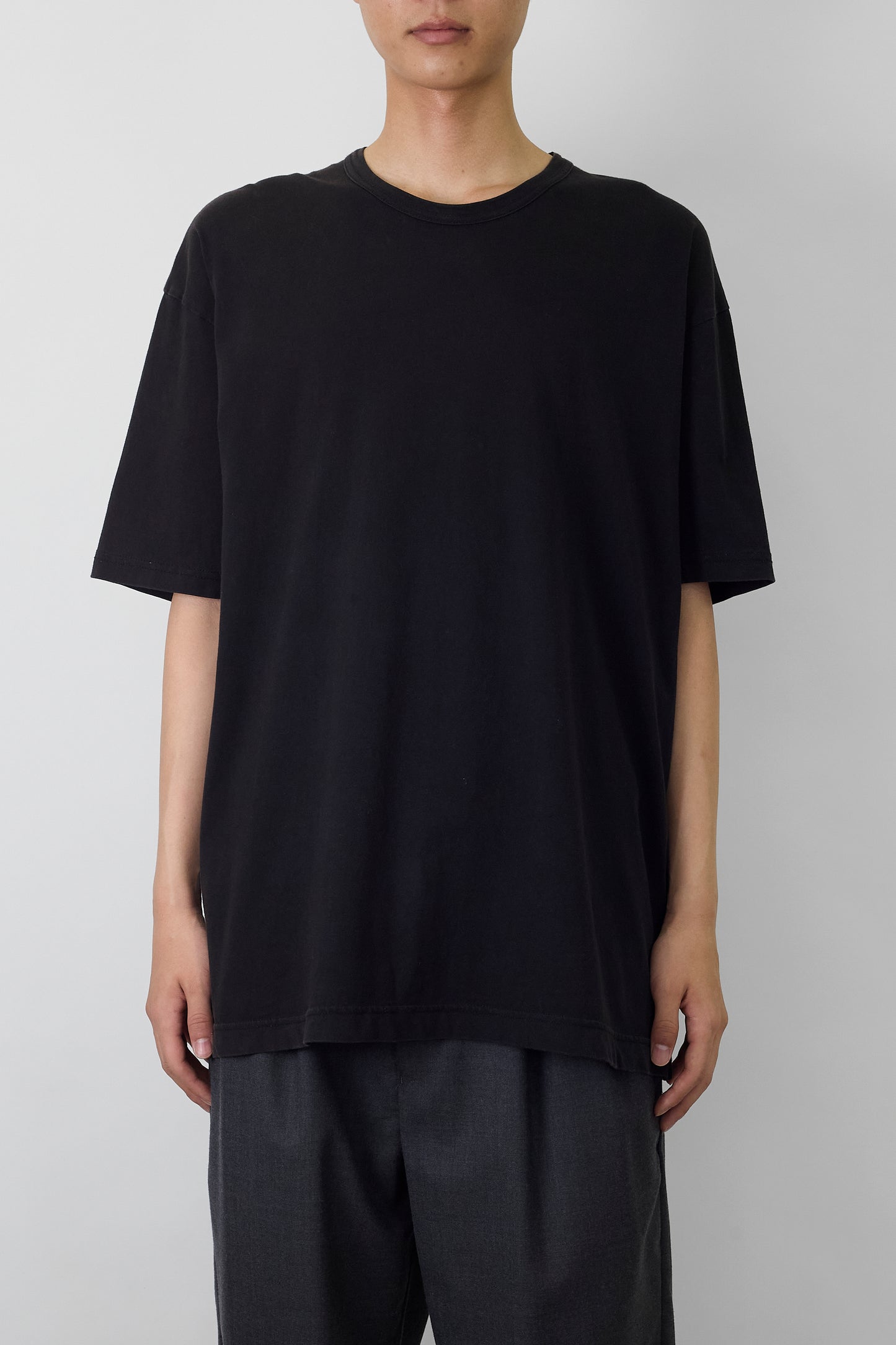 COMME DES GARCONS SHIRT BLACK HALF SLEEVE TEE SHIRT