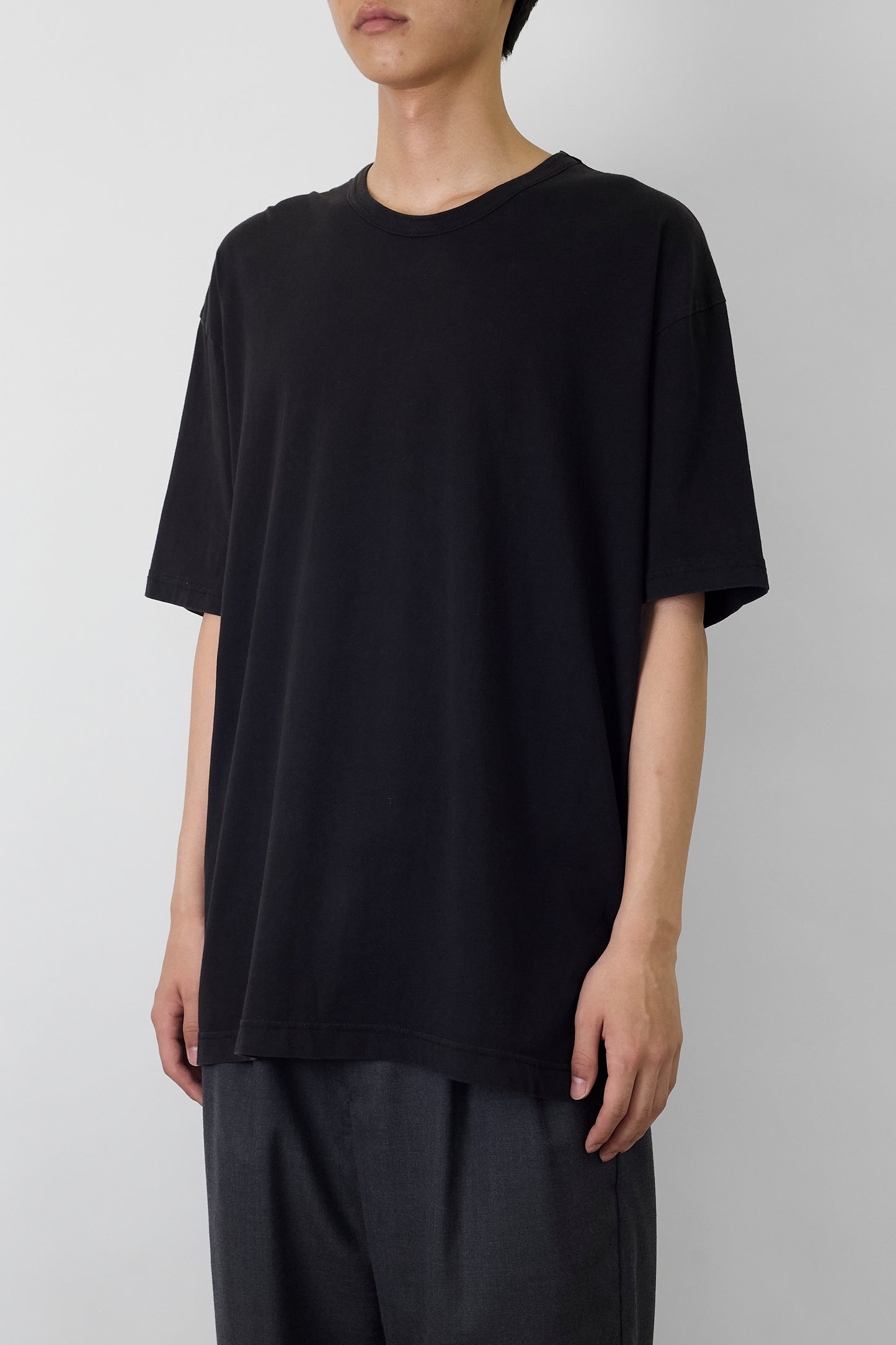 COMME DES GARCONS SHIRT BLACK HALF SLEEVE TEE SHIRT