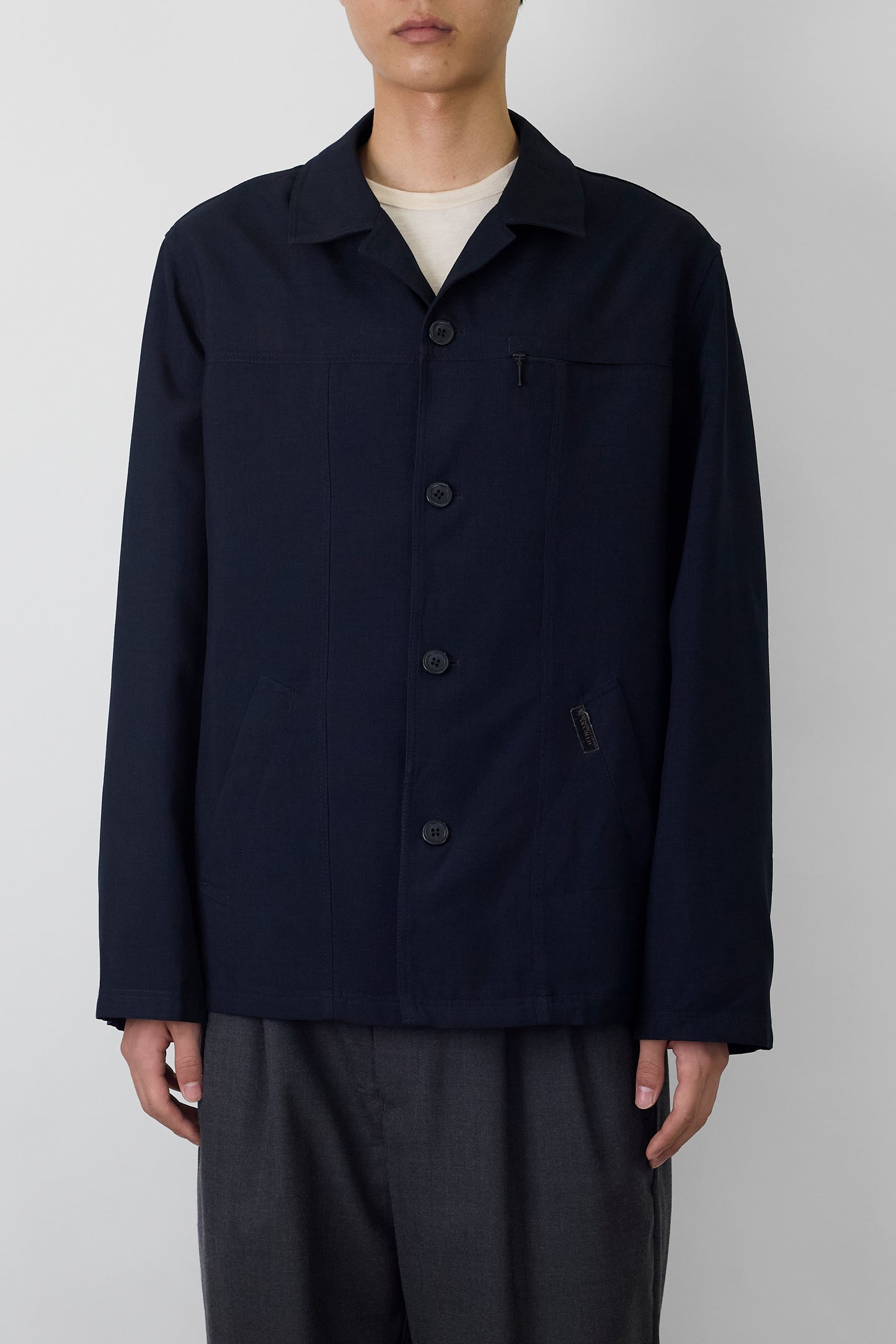 VINTAGE DESIGNED NAVY JACKET MADE IN SPAIN