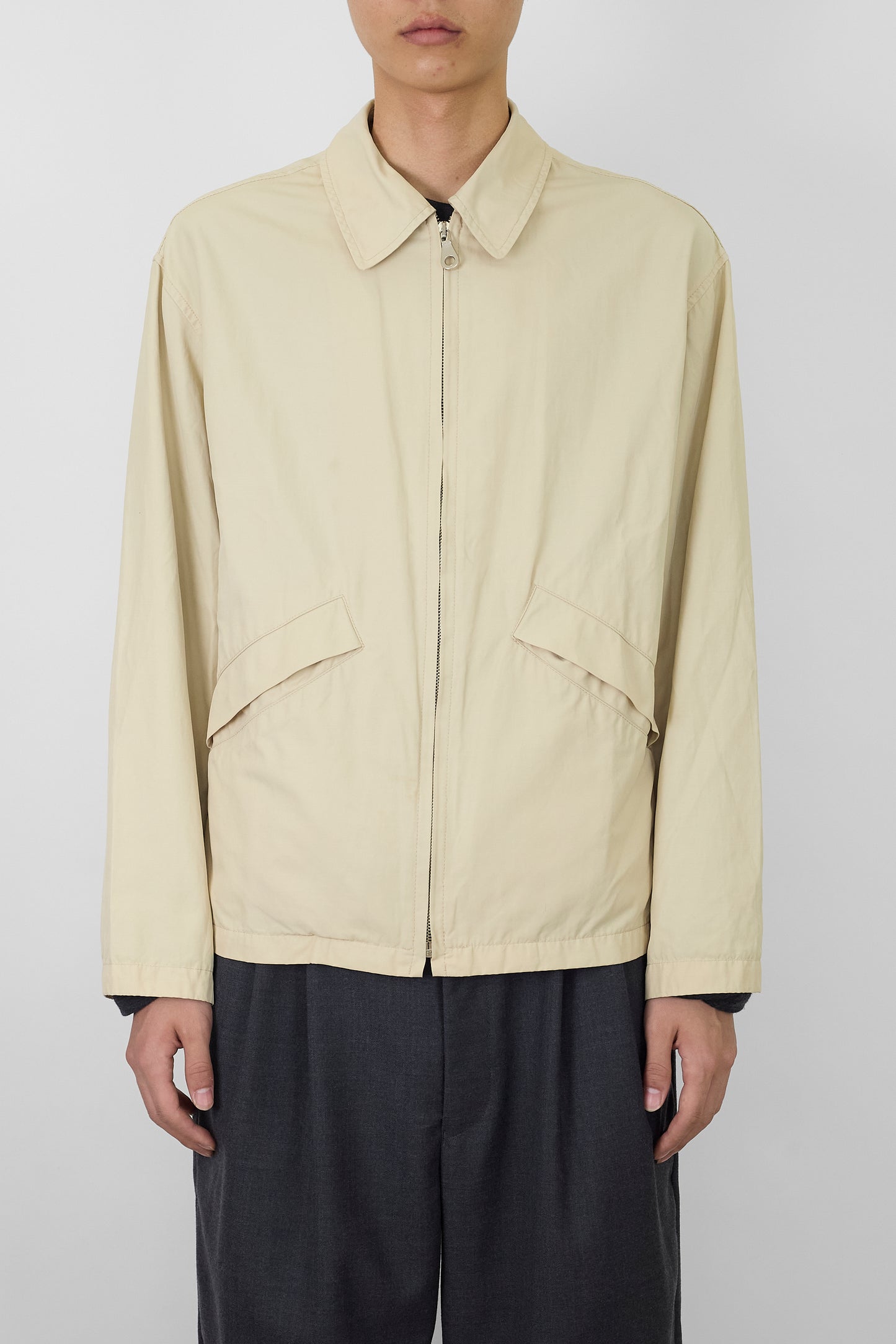 FILA SPORT BEIGE ZIP UP JACKET MADE IN ITALY