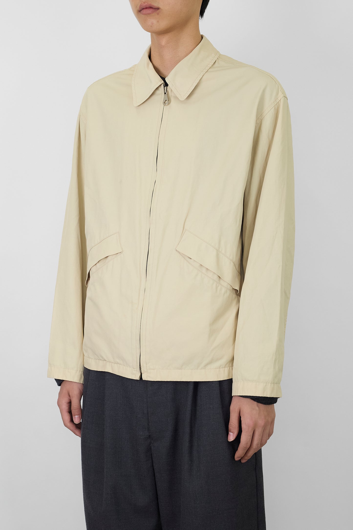 FILA SPORT BEIGE ZIP UP JACKET MADE IN ITALY