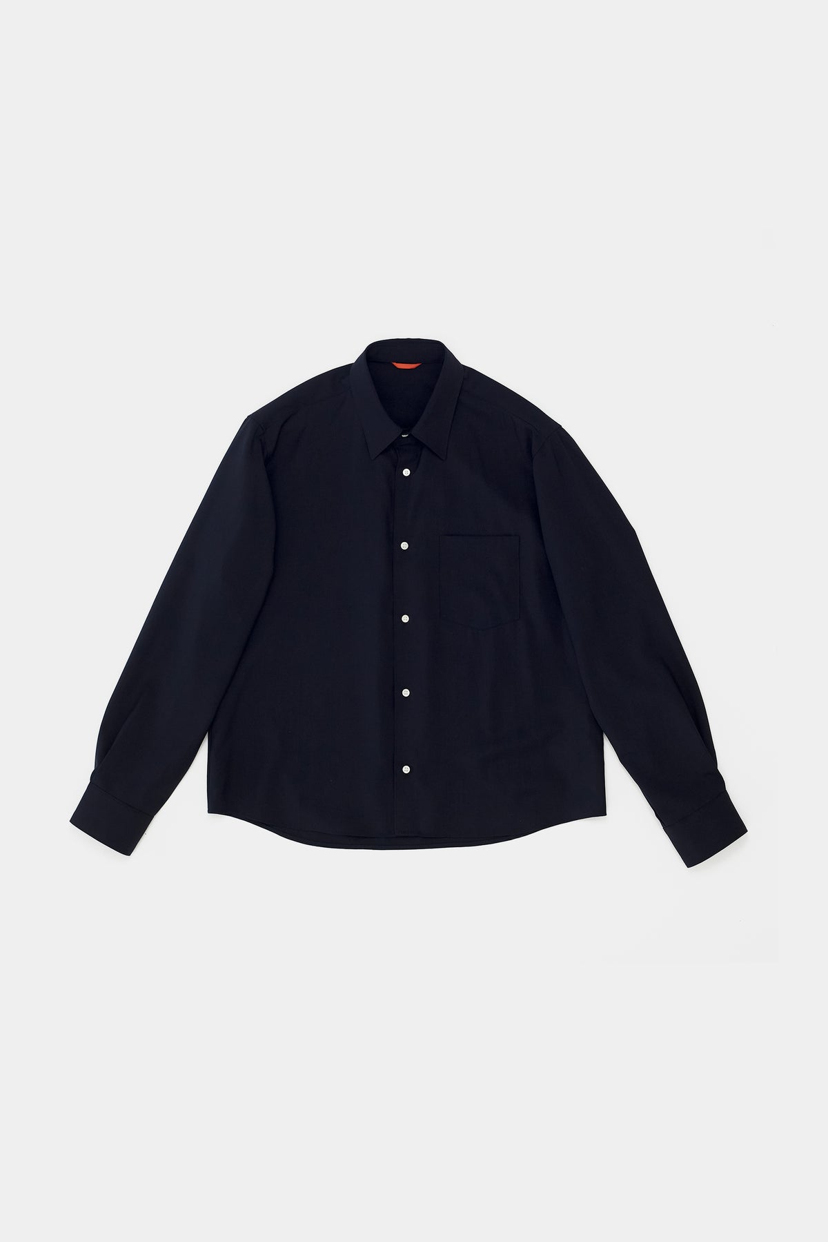 NTRUL CLASSIC WOOL SHIRT NAVY