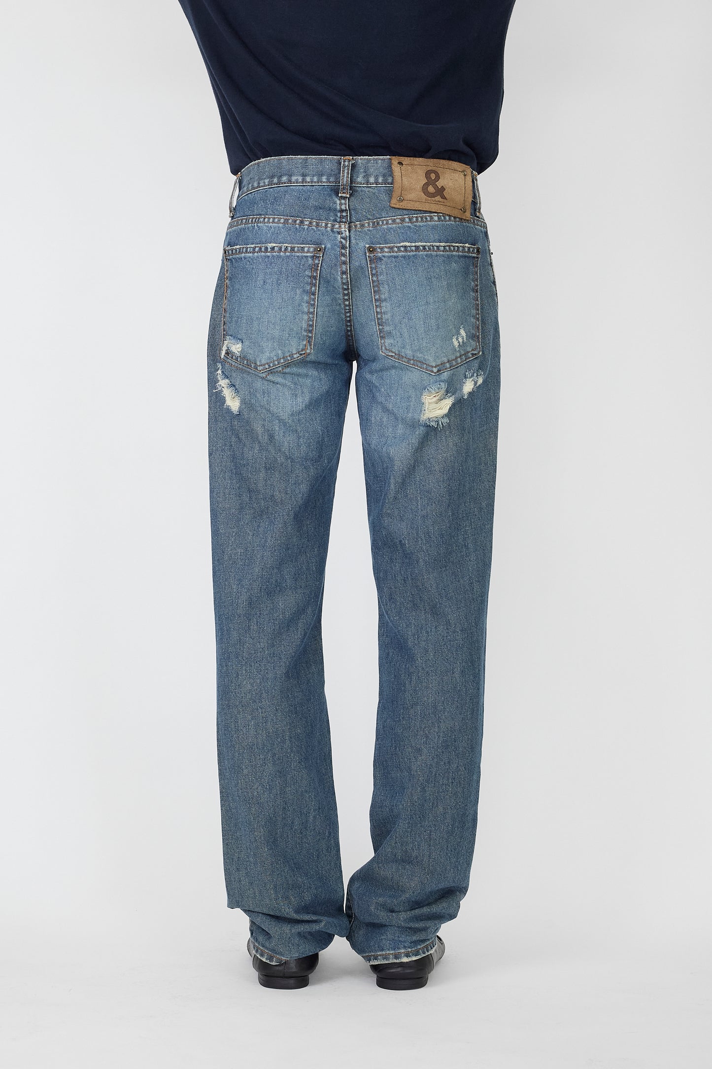 DOLCE&GABBANA BLUE DENIM PANTS MADE IN ITALY
