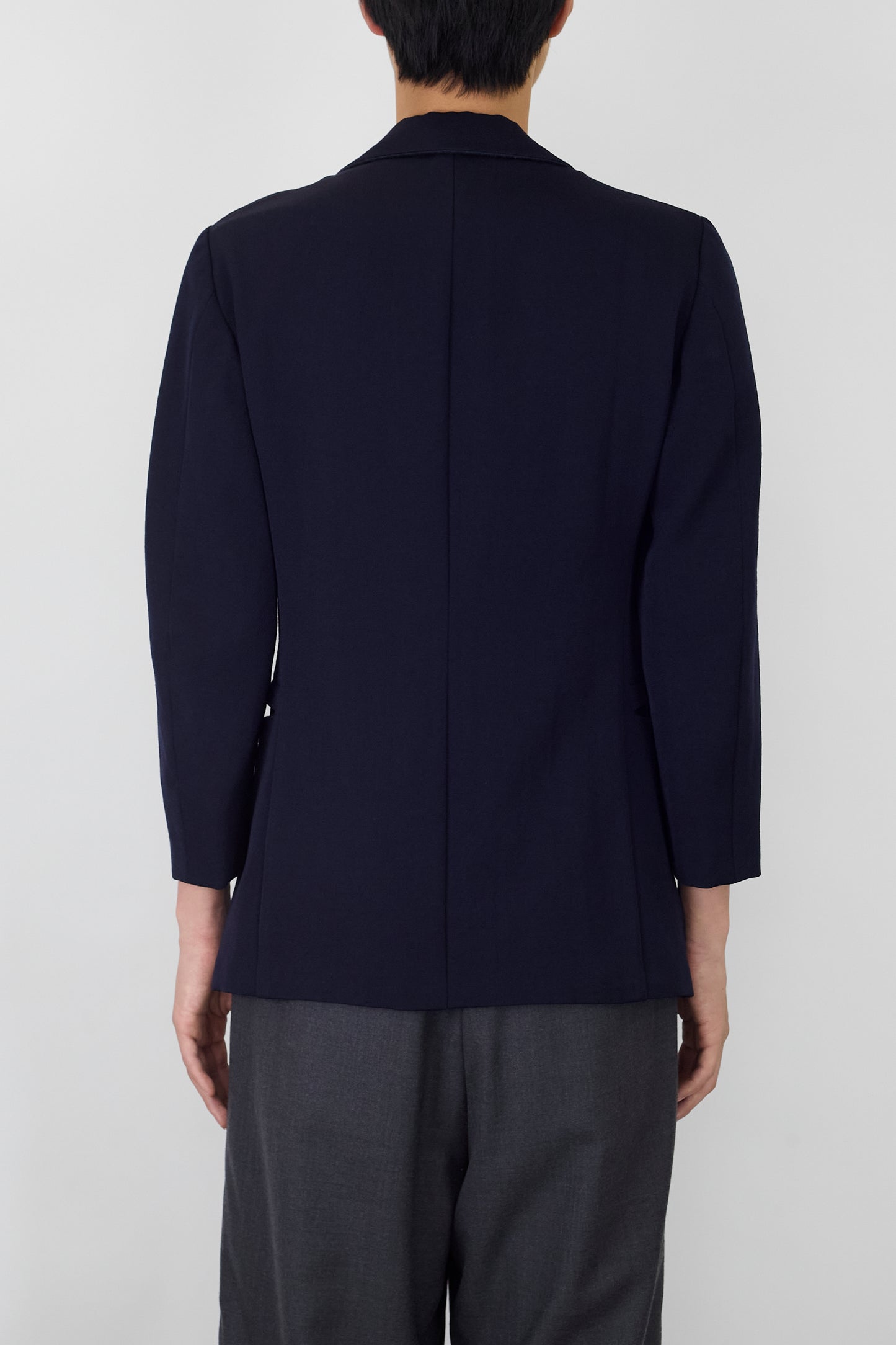 BOTTEGA VENETA NAVY WOOL TAILORED JACKET MADE IN ITALY