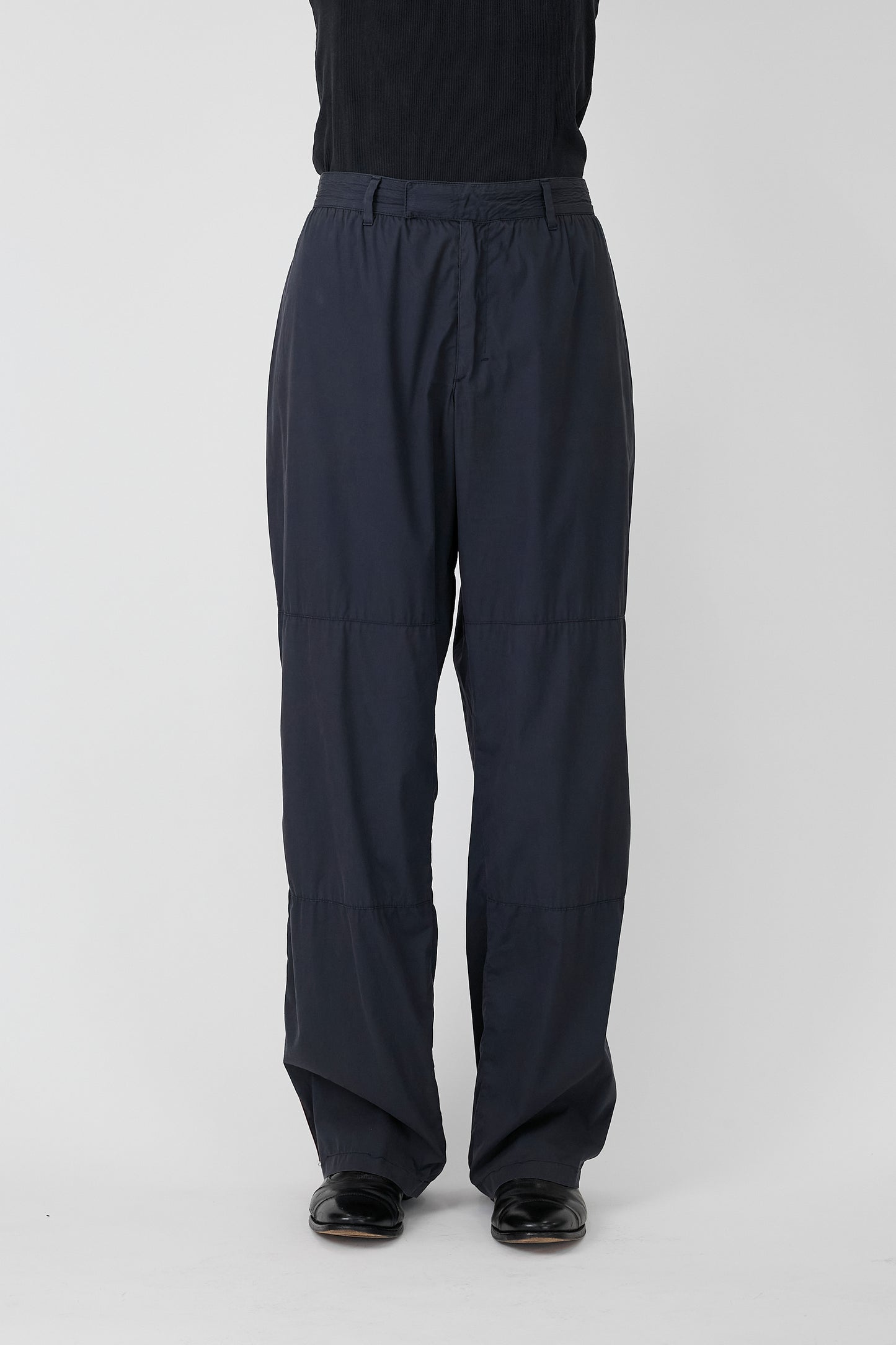 PRADA SPORT NAVY TECH WIDE PANTS MADE IN ITALY