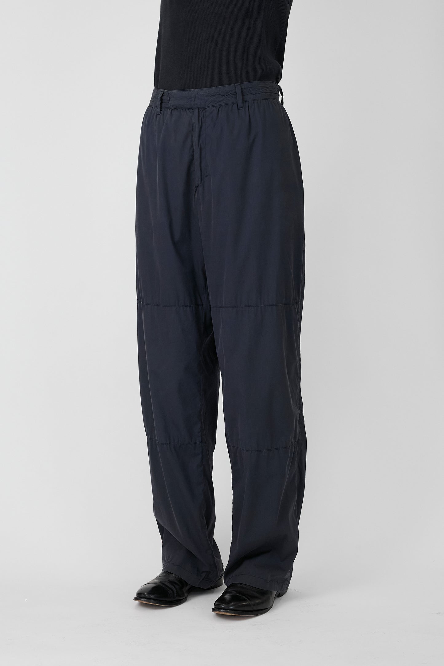 PRADA SPORT NAVY TECH WIDE PANTS MADE IN ITALY