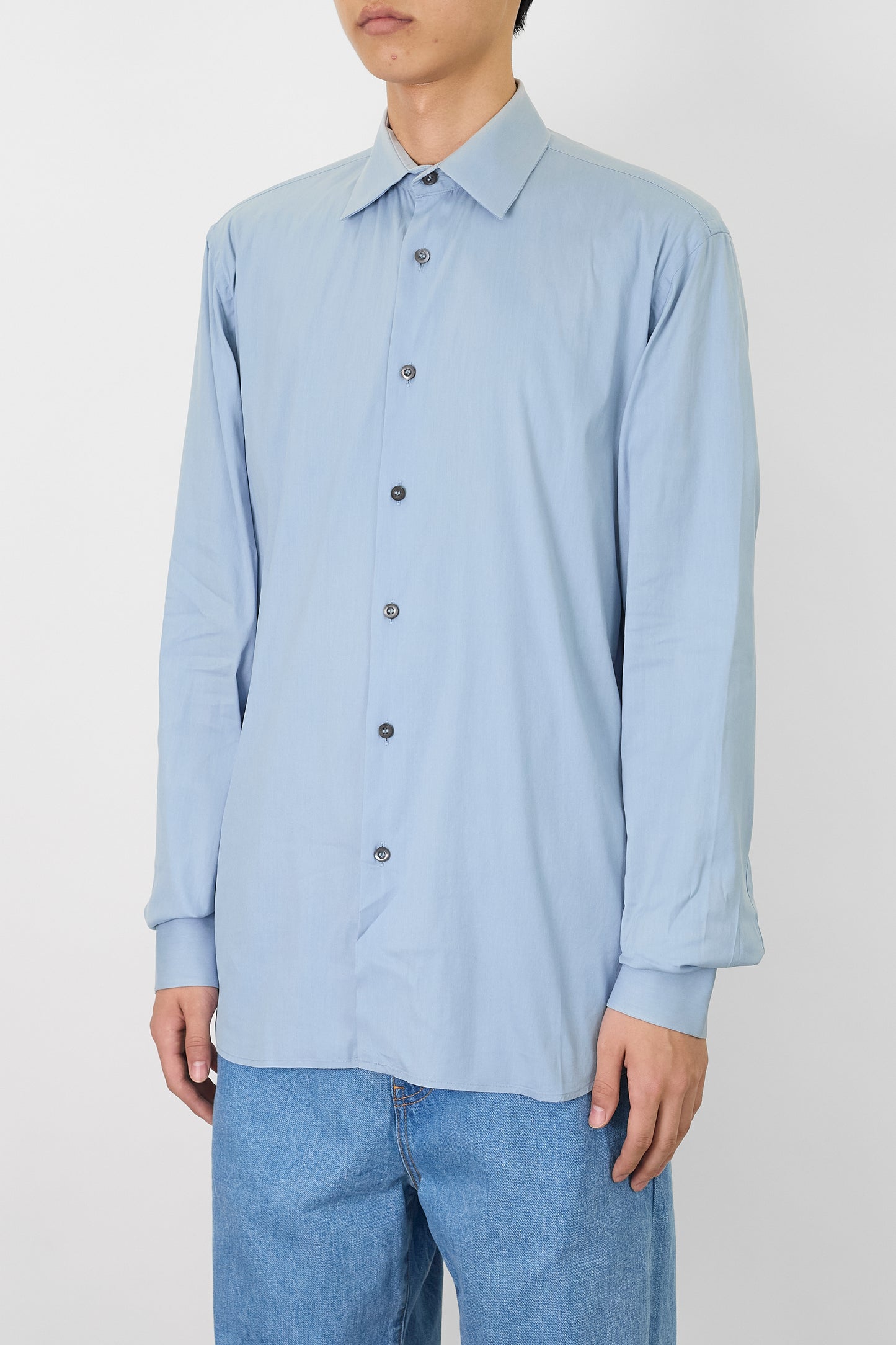 PRADA  SKY BLUE CLASSIC SHIRT MADE IN ITALY
