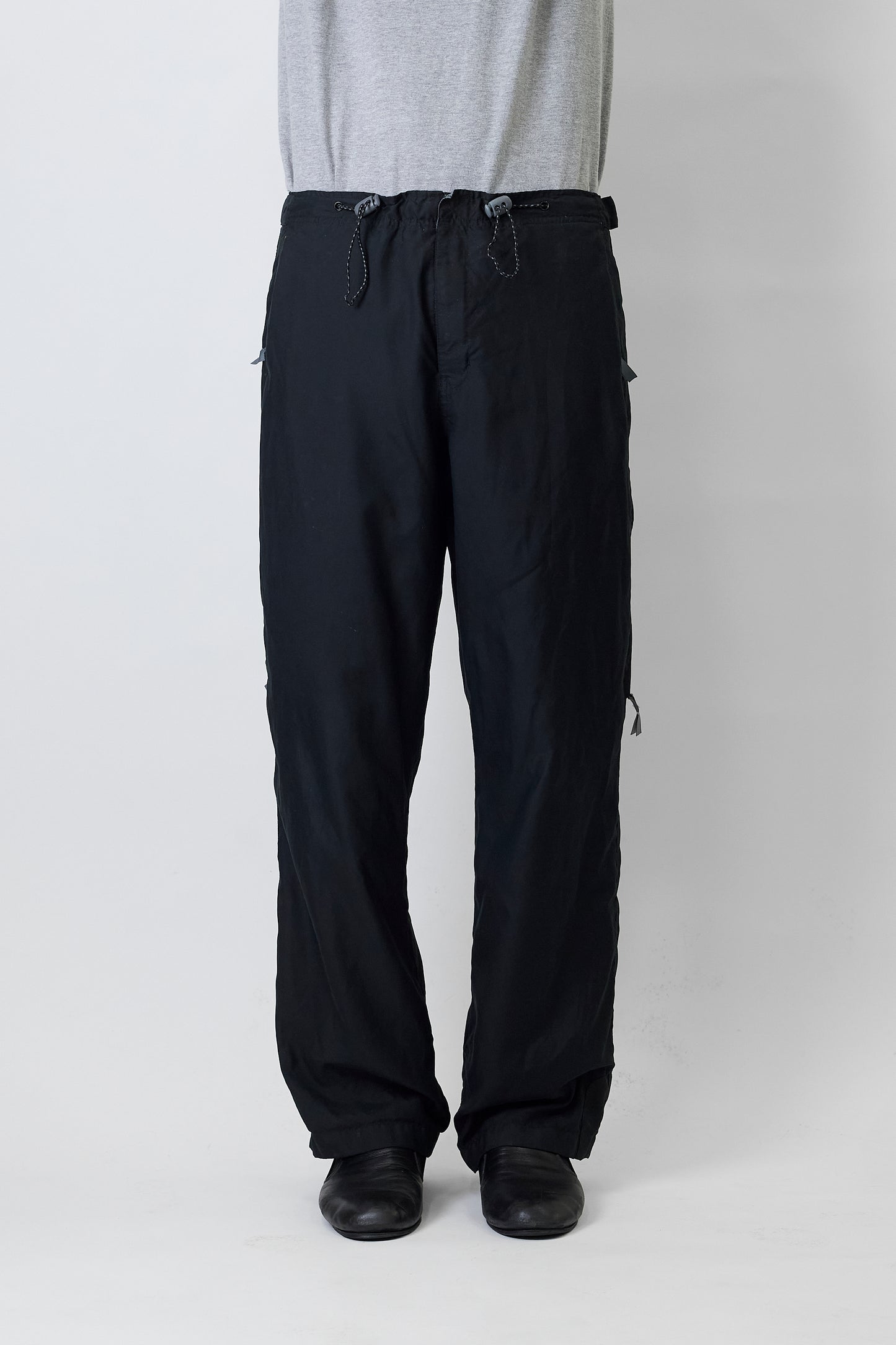 OLD NAVY BLACK TECK WIDE PANTS