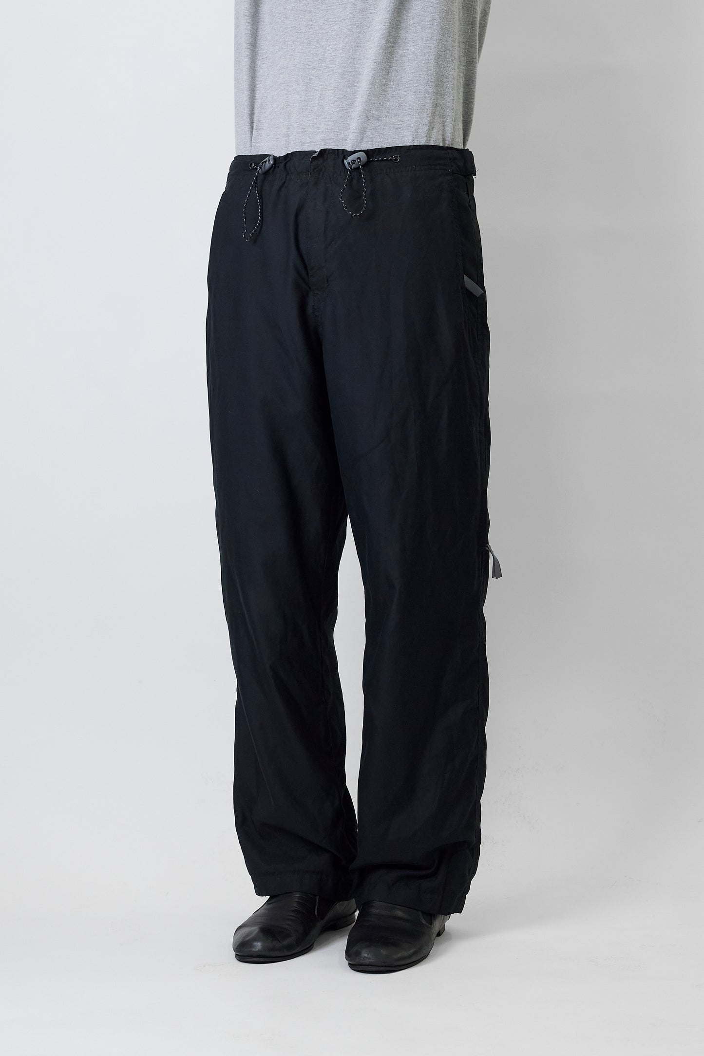 OLD NAVY BLACK TECK WIDE PANTS