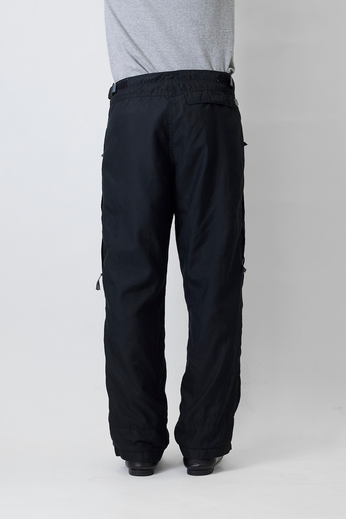 OLD NAVY BLACK TECK WIDE PANTS