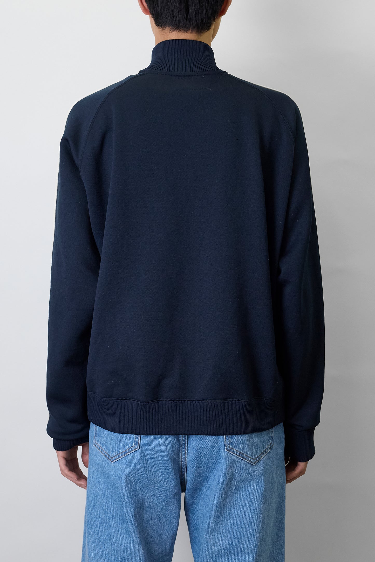 ABROCOMBIE&FITCH NAVY ZIP UP JACKET