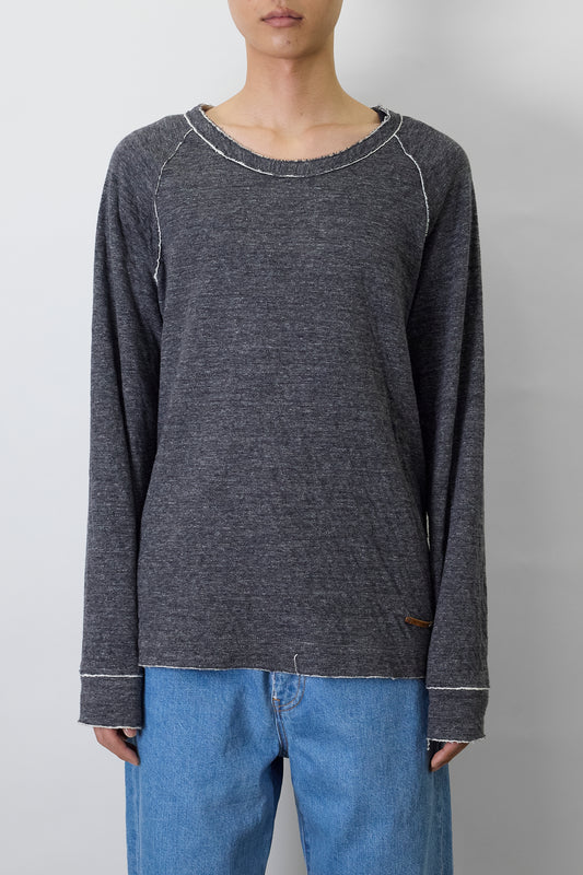 DIESEL GRAY LONG SLEEVE SHIRT MADE IN TURKEY