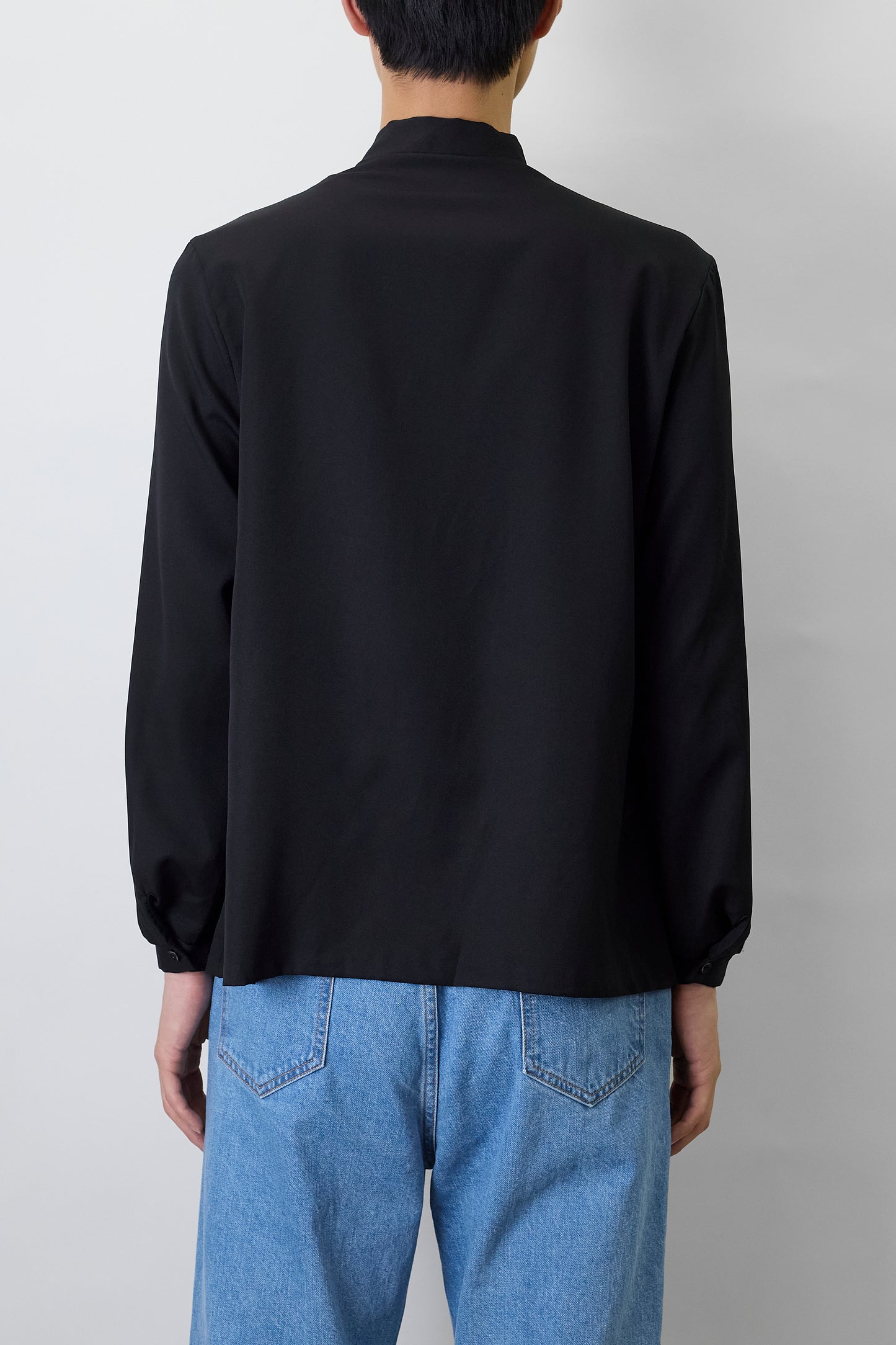 VINTAGE DESIGNED BLACK SHIRT
