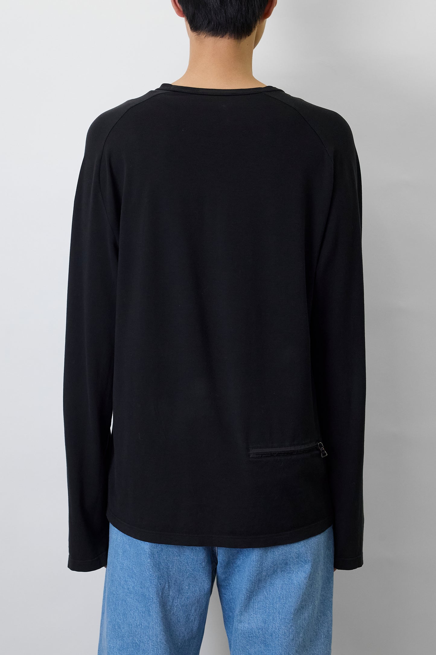 PRADA SPORT BLACK LONG SLEEVE SHIRT MADE IN ITALY