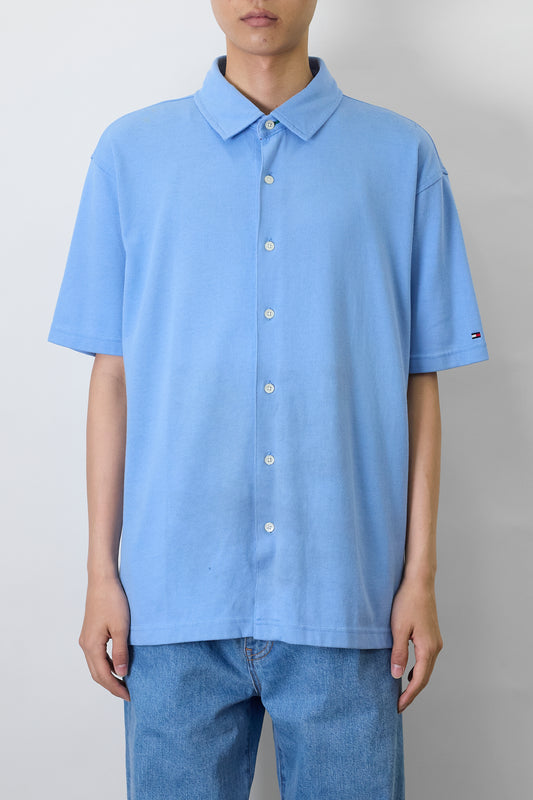 TOMMY HILFIGER SKY BLUE HALF SLEEVE SHIRT