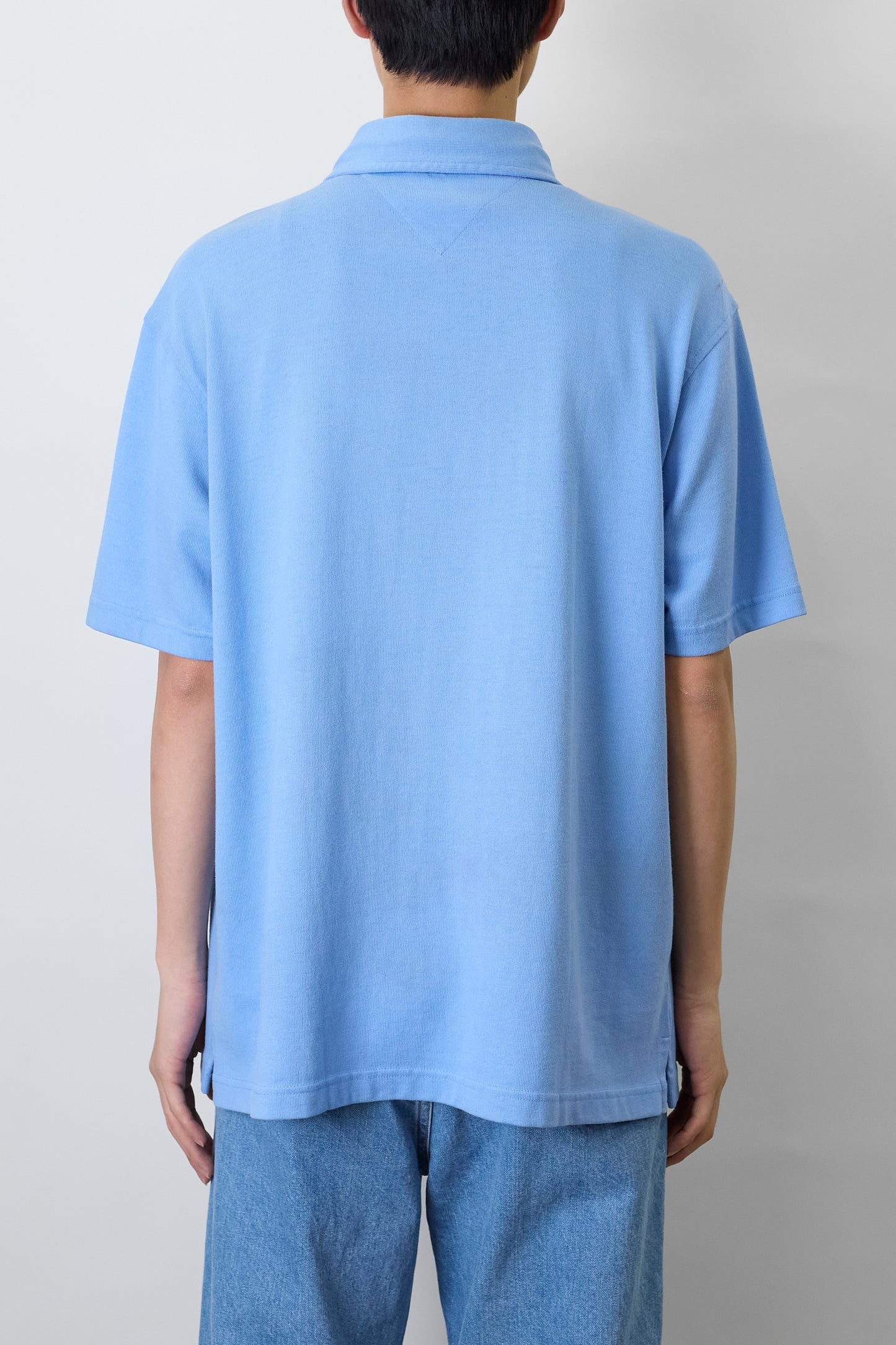 TOMMY HILFIGER SKY BLUE HALF SLEEVE SHIRT