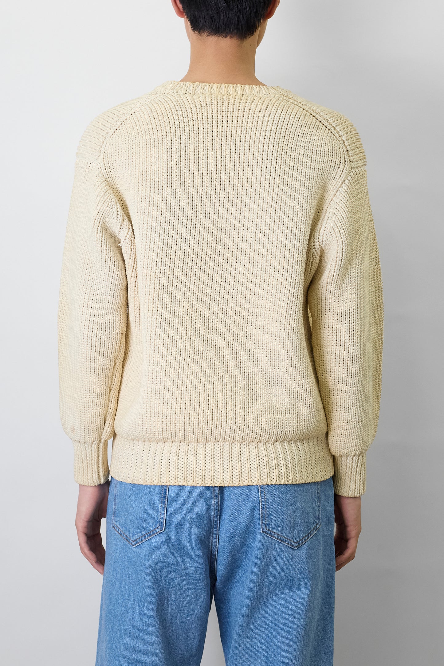 COMME DES GARCONS HOMME BEIGE COTTON SHORT KNIT