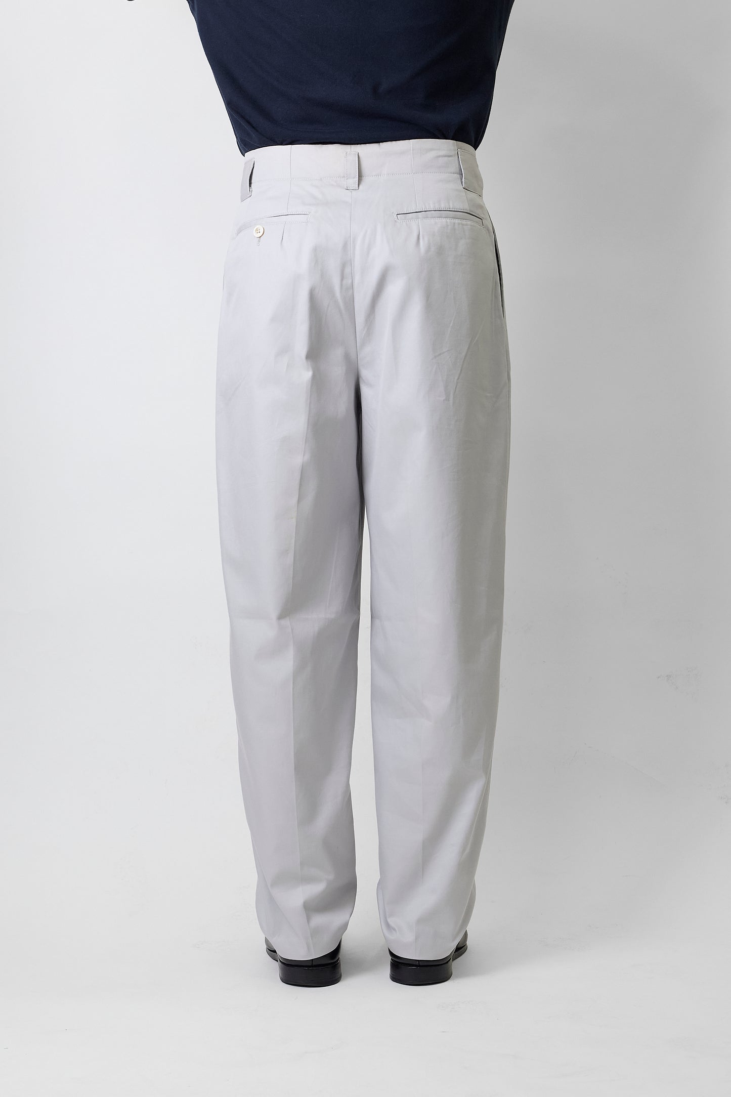 COMME DES GARCONS HOMME GRAY WIDE PANTS