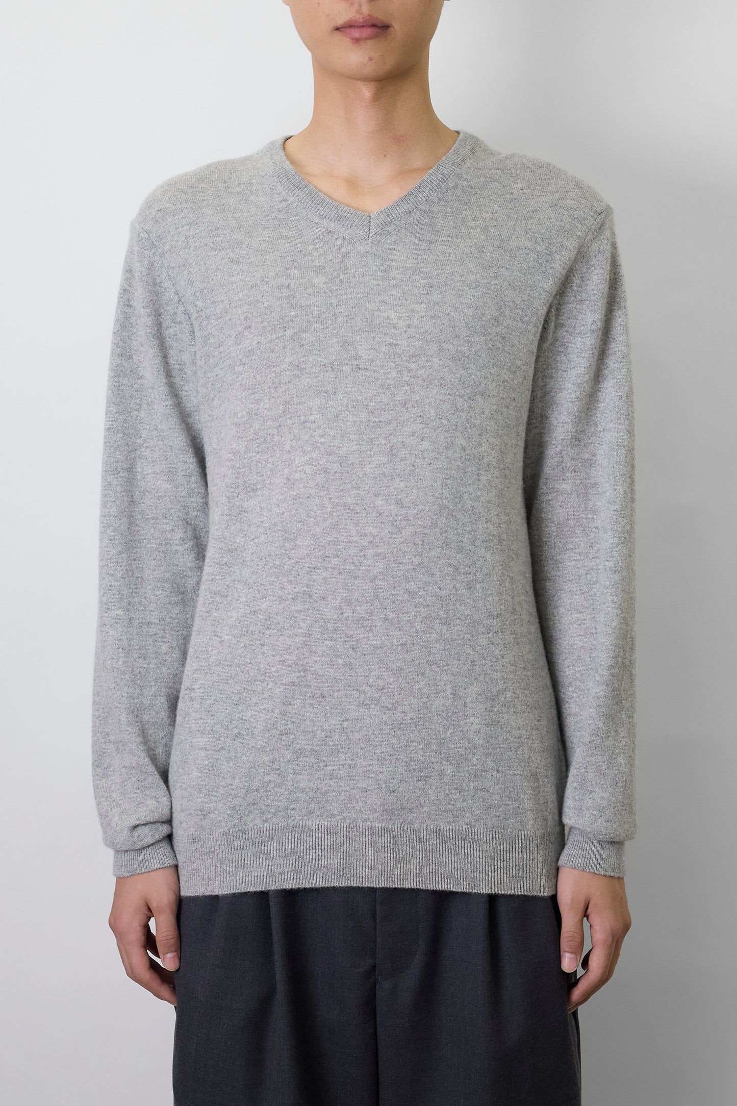 VINTAGE GRAY CASHMERE KNIT MADE IN ITALY