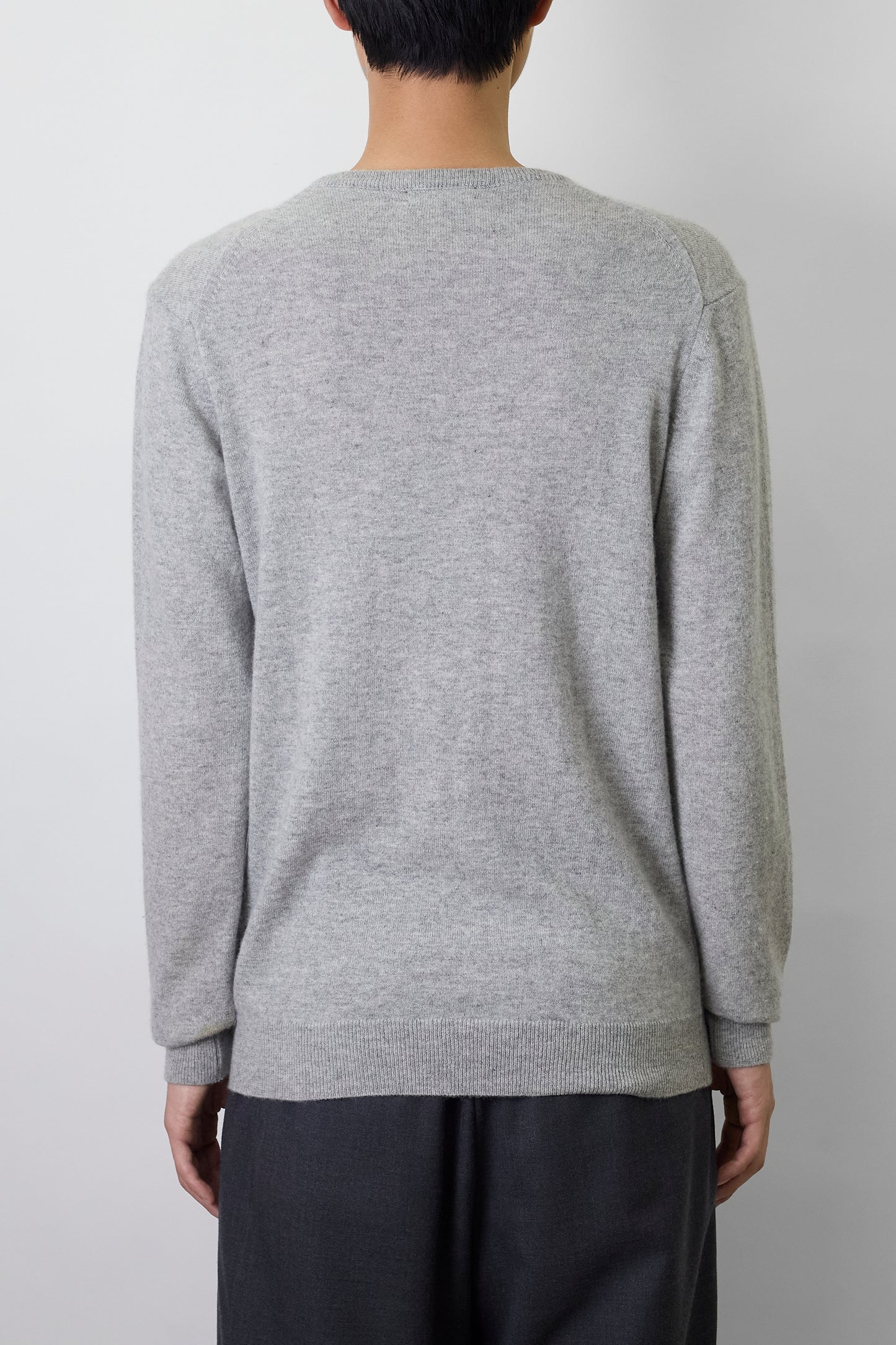 VINTAGE GRAY CASHMERE KNIT MADE IN ITALY