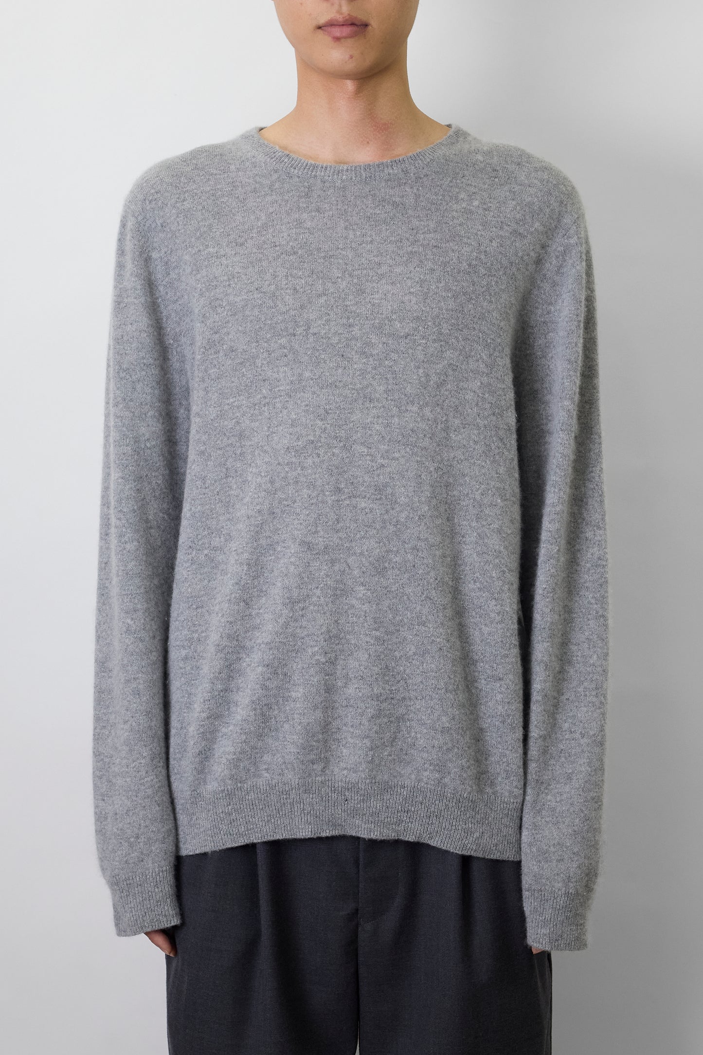 VINTAGE GRAY CASHMERE KNIT