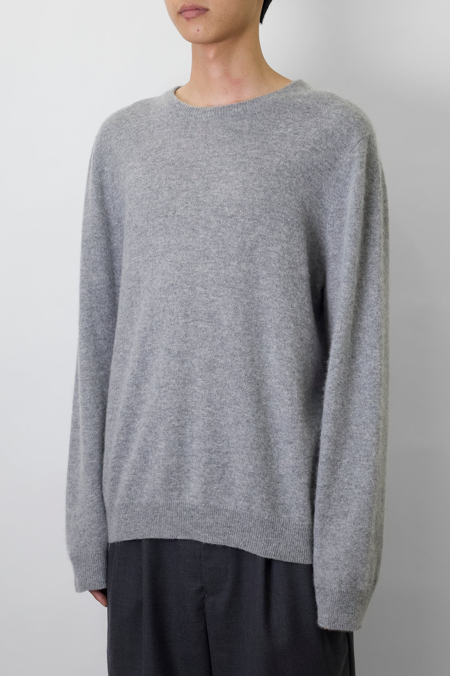 VINTAGE GRAY CASHMERE KNIT