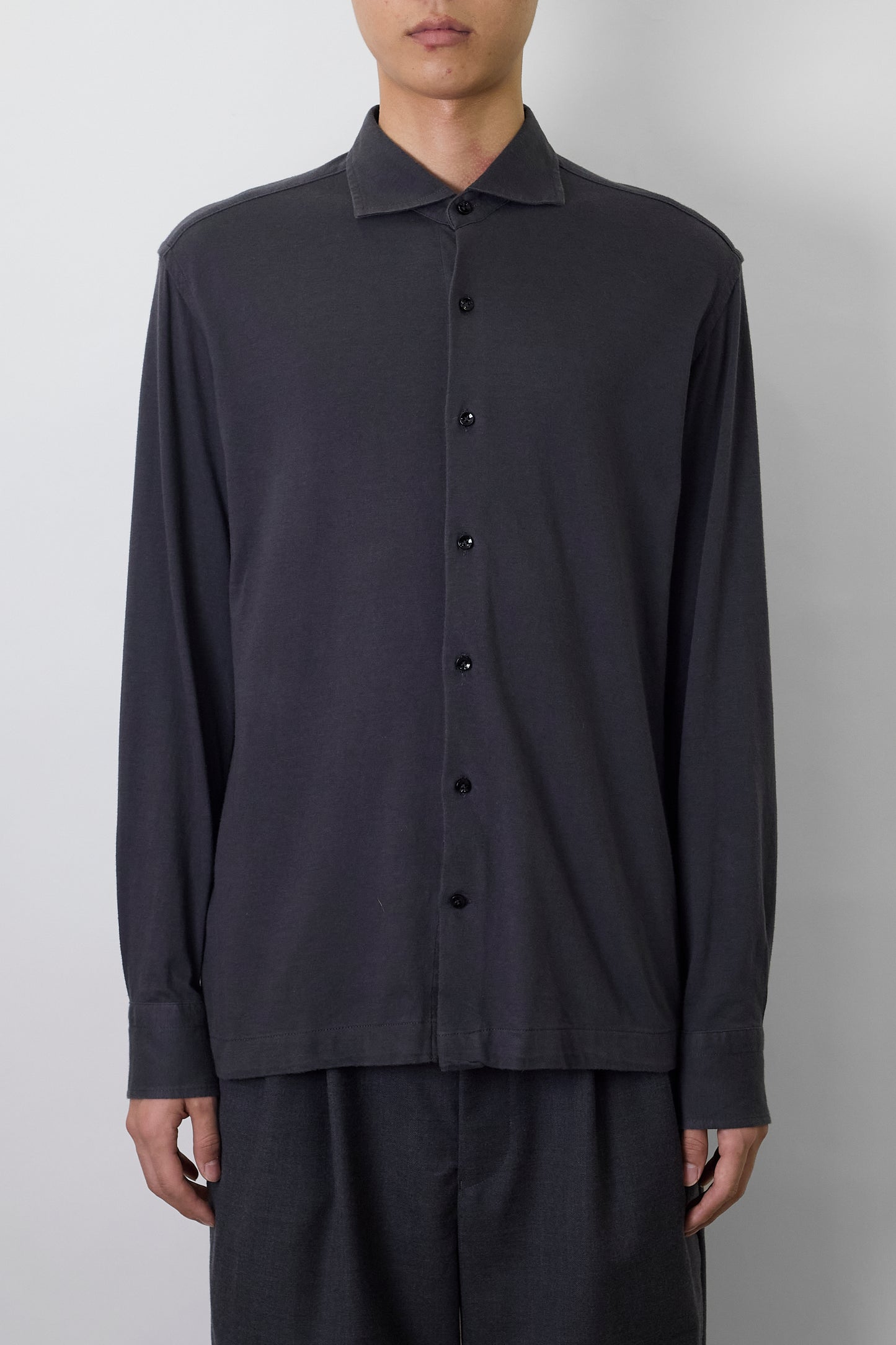 ARNYS GRAY CASHMERE CLASSIC SHIRT MADE IN ITALY