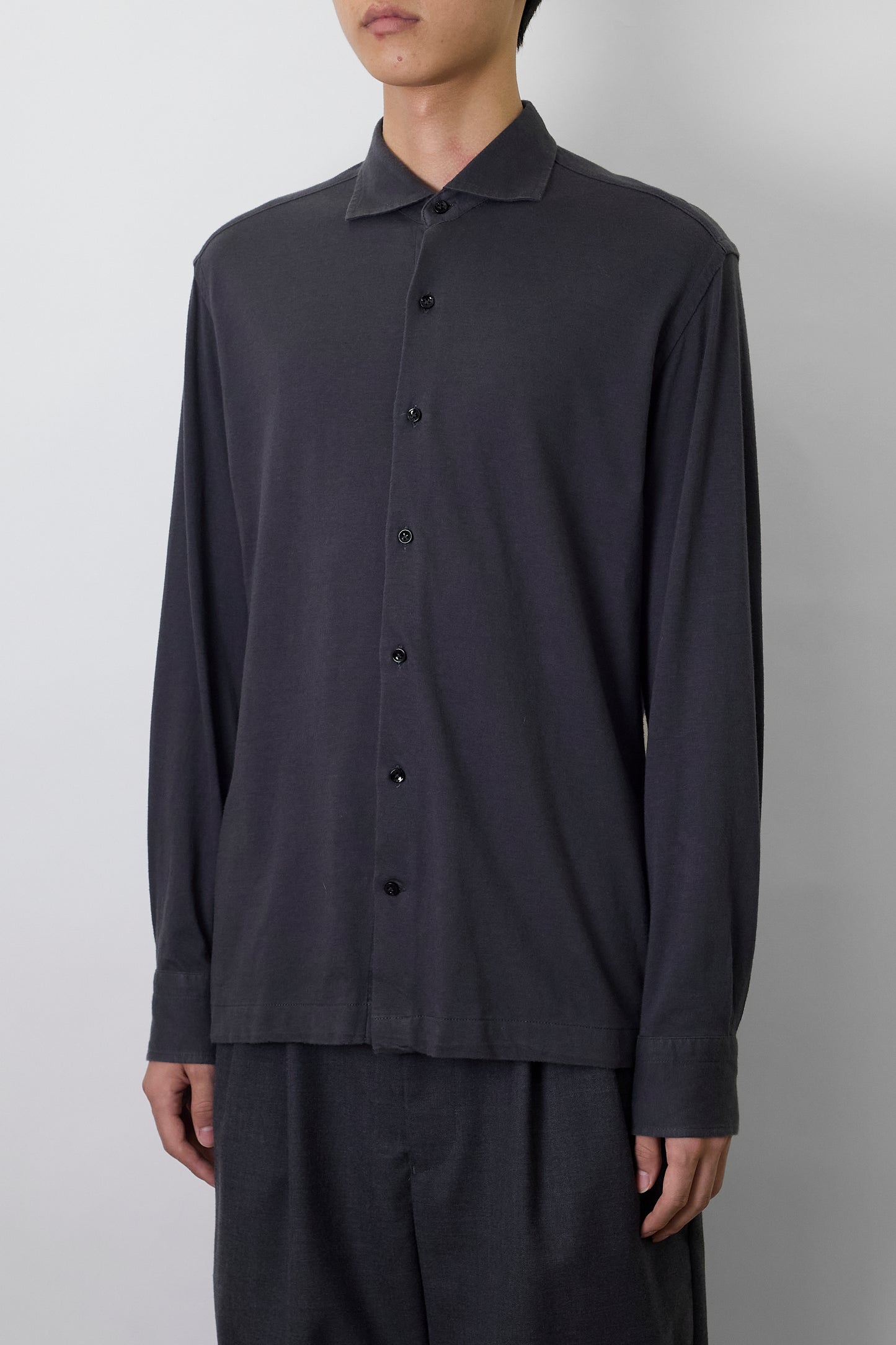 ARNYS GRAY CASHMERE CLASSIC SHIRT MADE IN ITALY