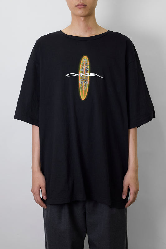 OAKLEY BLACK HALF SLEEVE TEE SHIRT