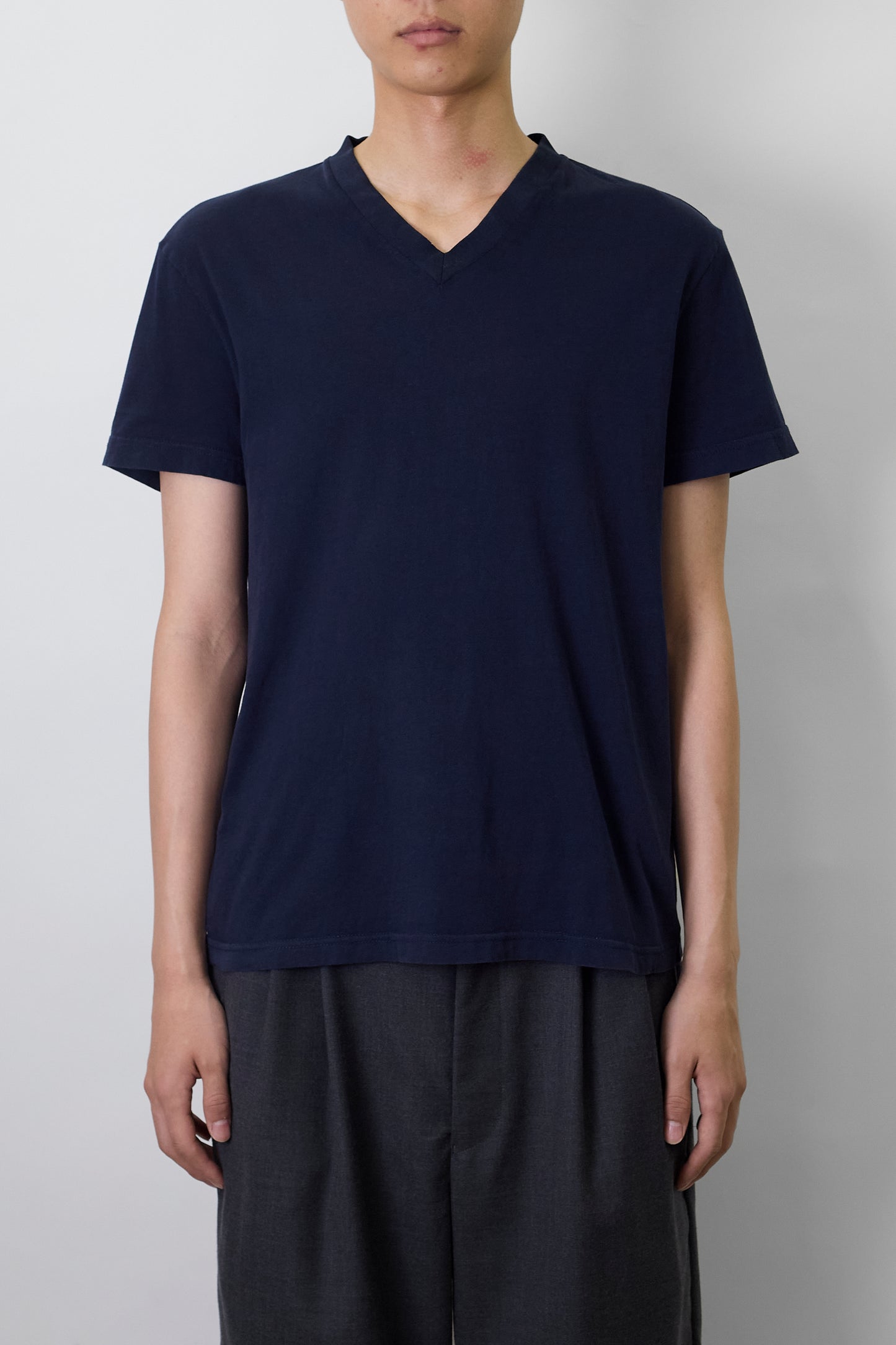 PRADA NAVY HALF SLEEVE TEE SHIRT