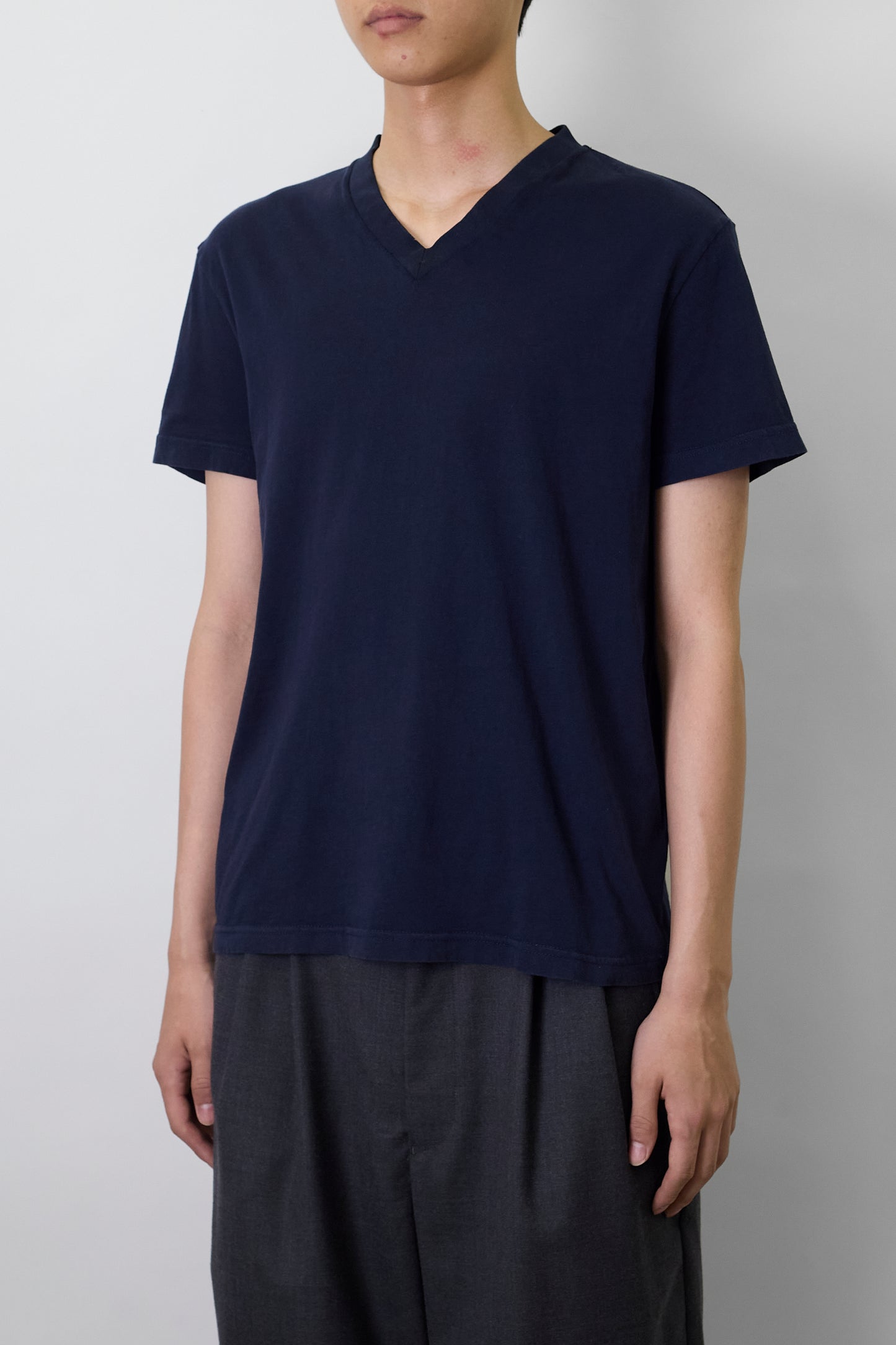 PRADA NAVY HALF SLEEVE TEE SHIRT