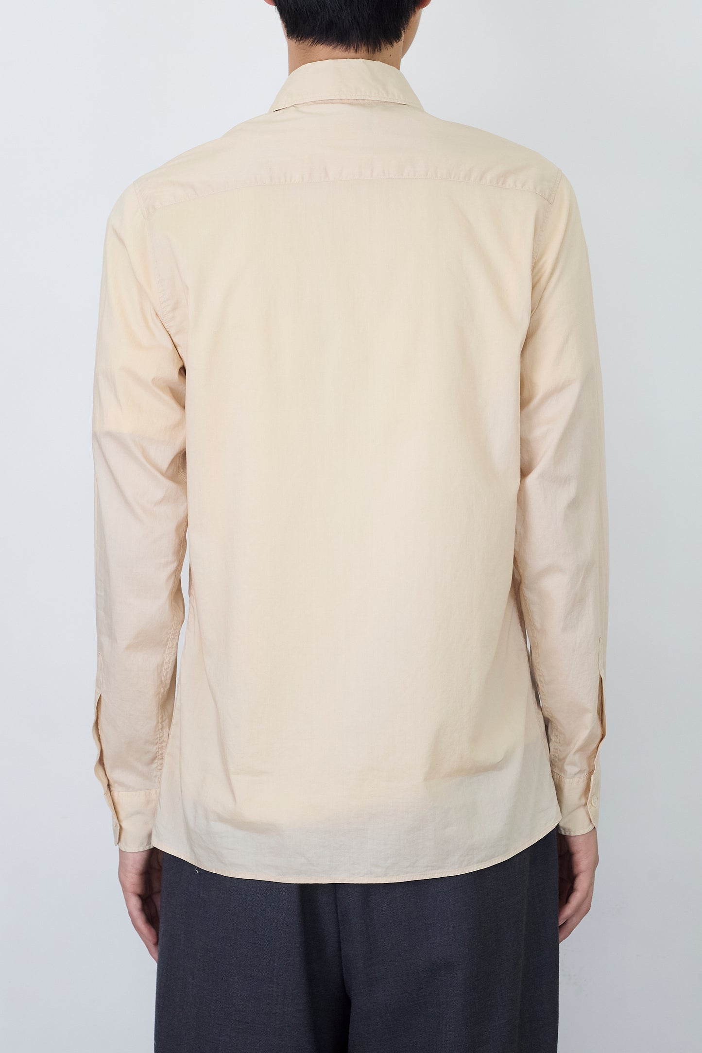 A.P.C. BEIGE CLASSIC SHIRT MADE IN FRANCE